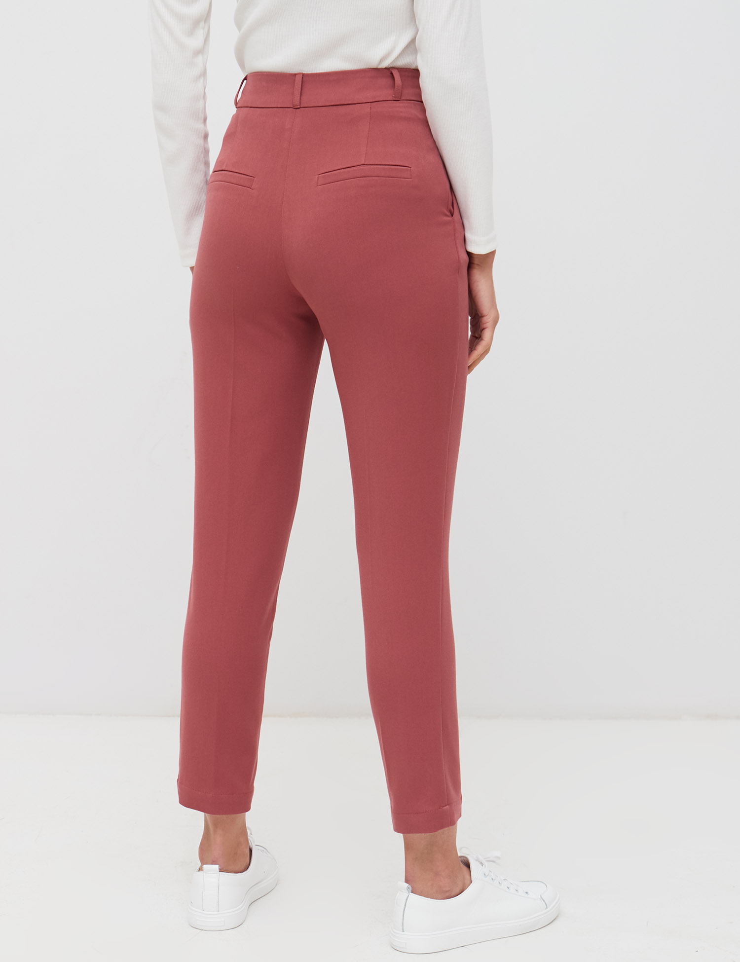 Картинка Жіночі рожеві брюки