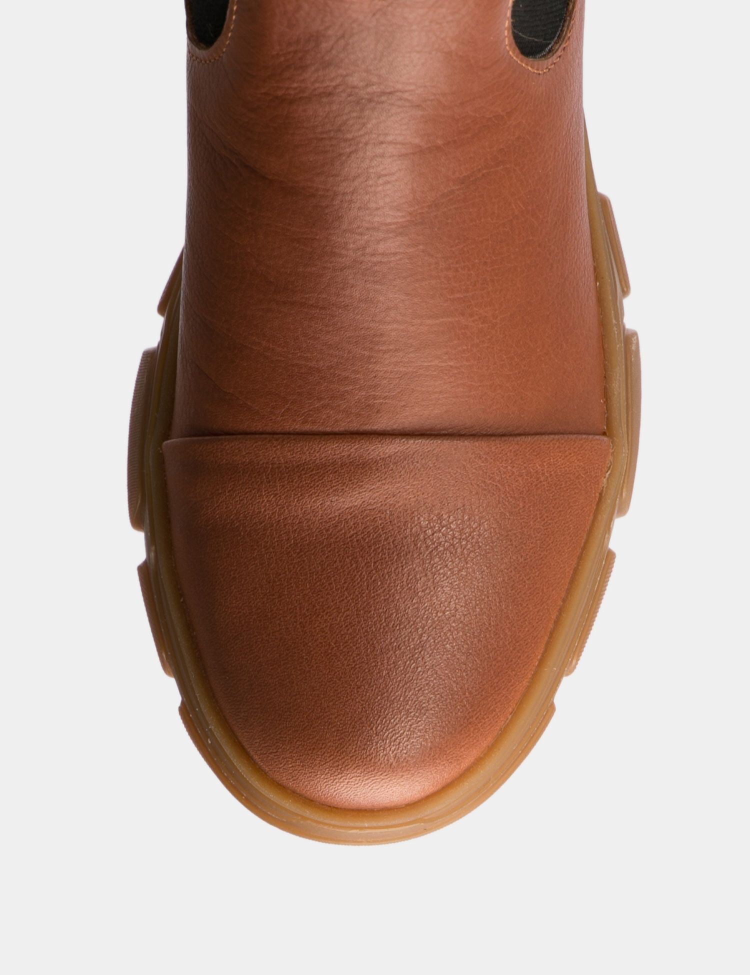 Картинка Жіночі помаранчеві шкіряні черевики