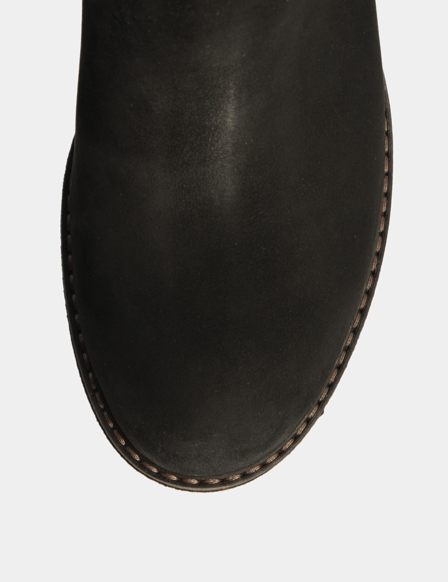 Картинка Жіночі чорні нубукові черевики