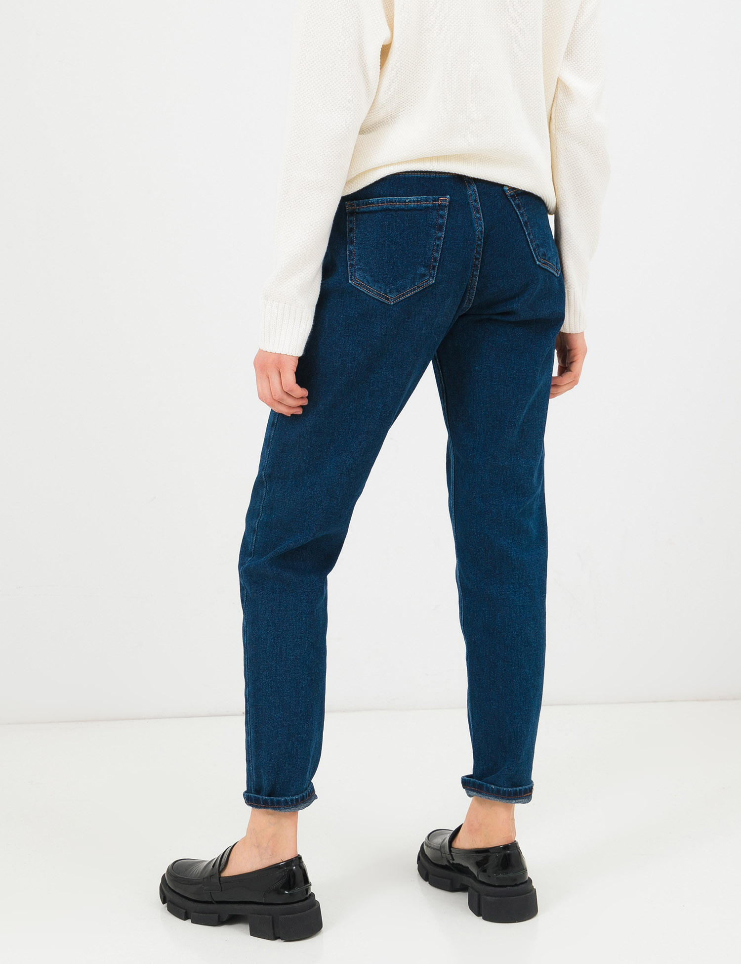 Картинка Жіночі темно-сині джинси