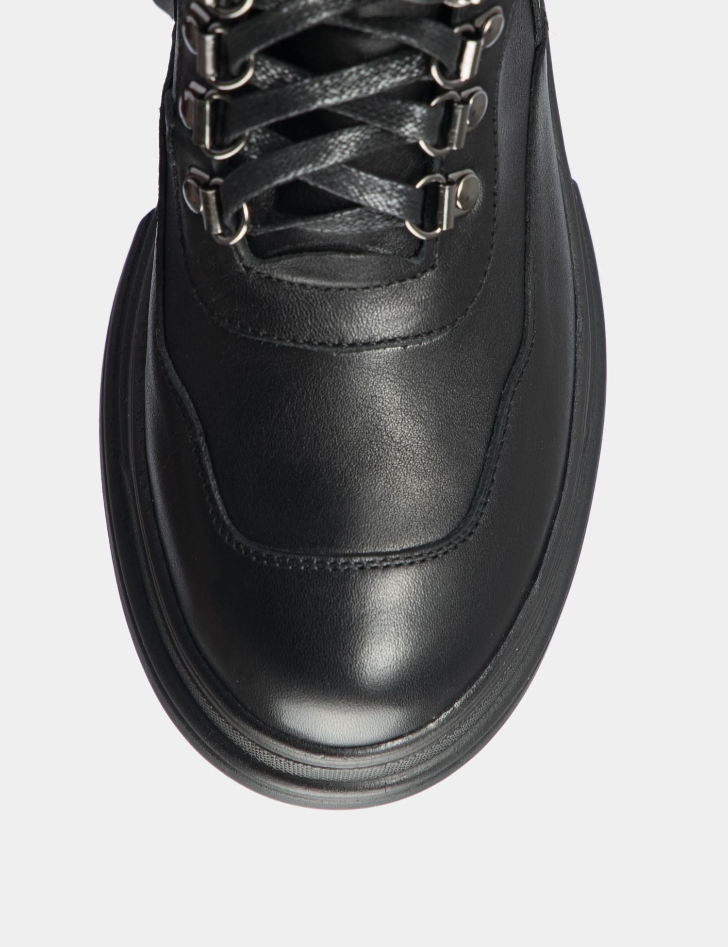 Картинка Жіночі чорні шкіряні черевики