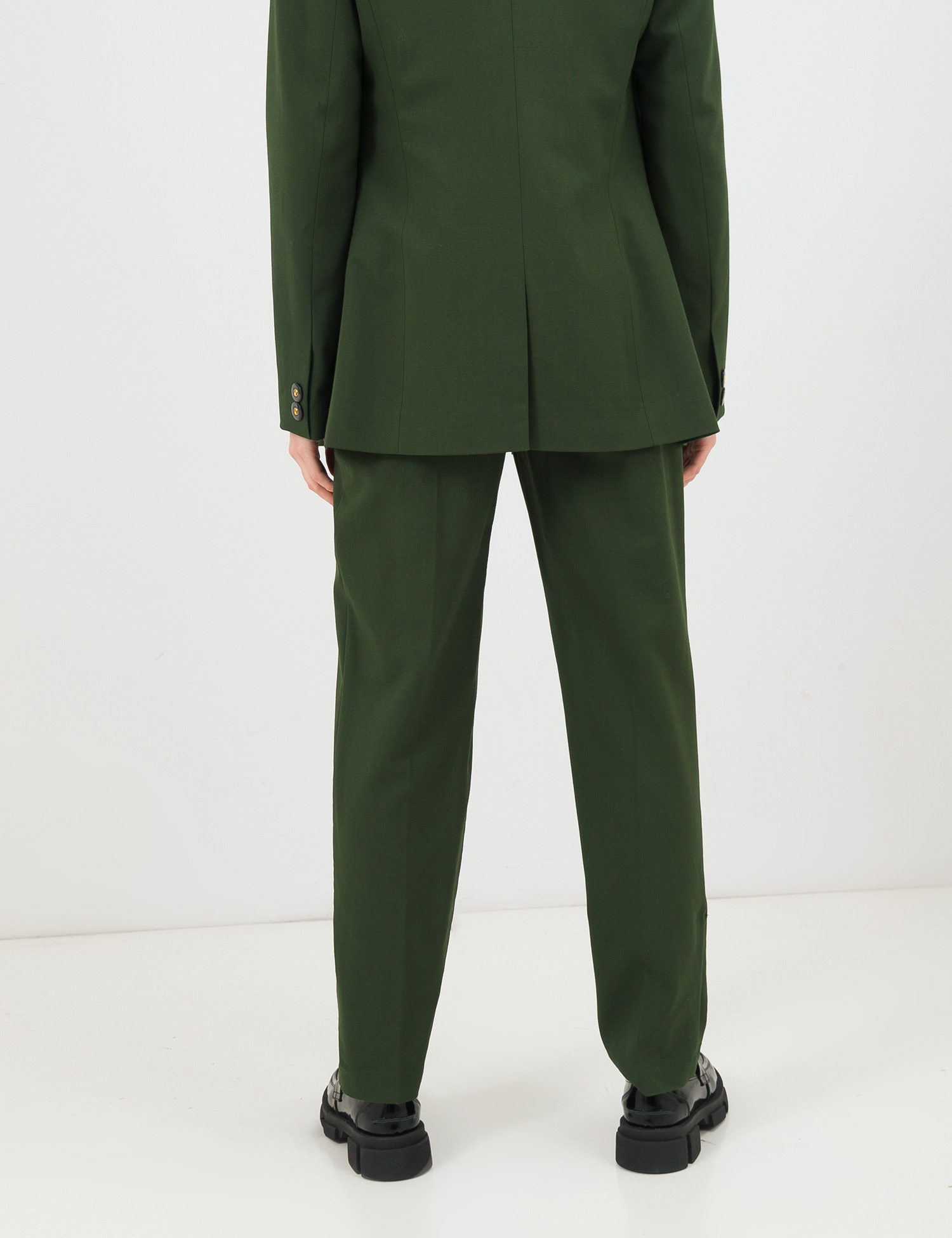 Картинка Жіночі зелені брюки