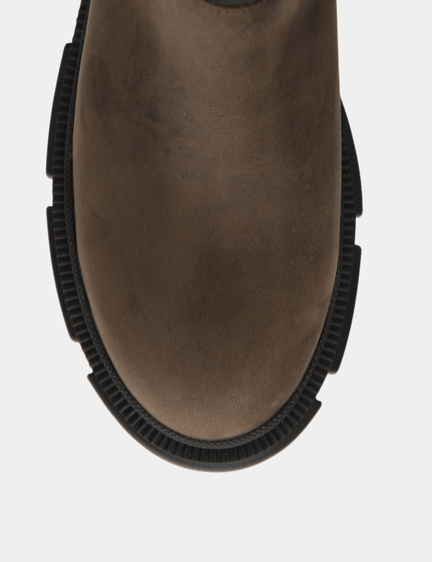Картинка Жіночі коричневі  нубукові черевики