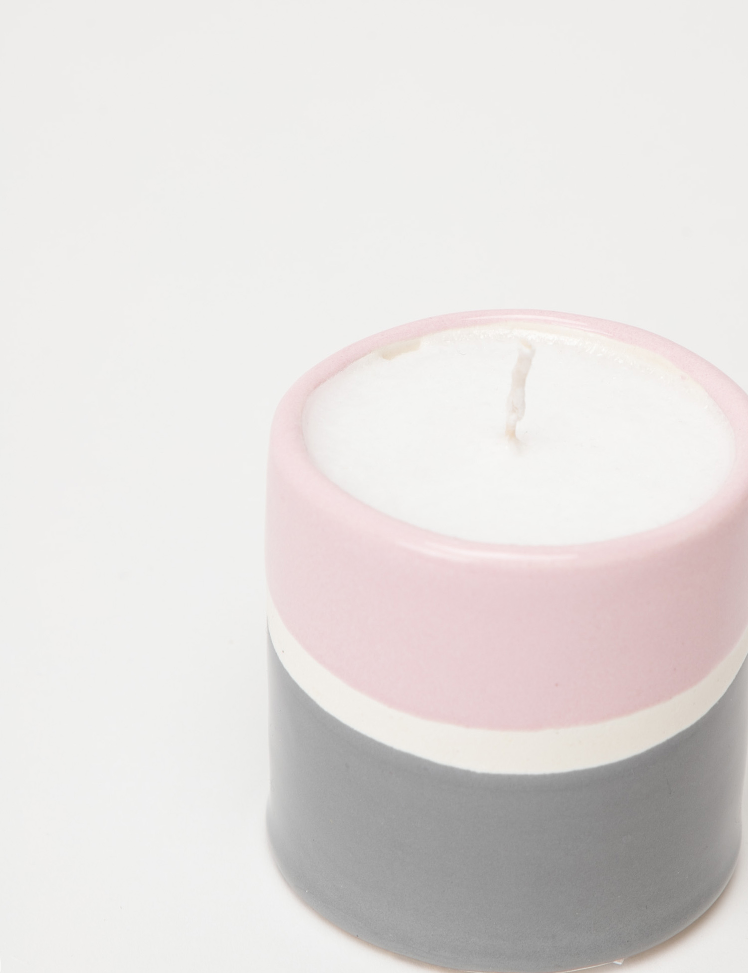 Картинка Рожева керамічна свічка