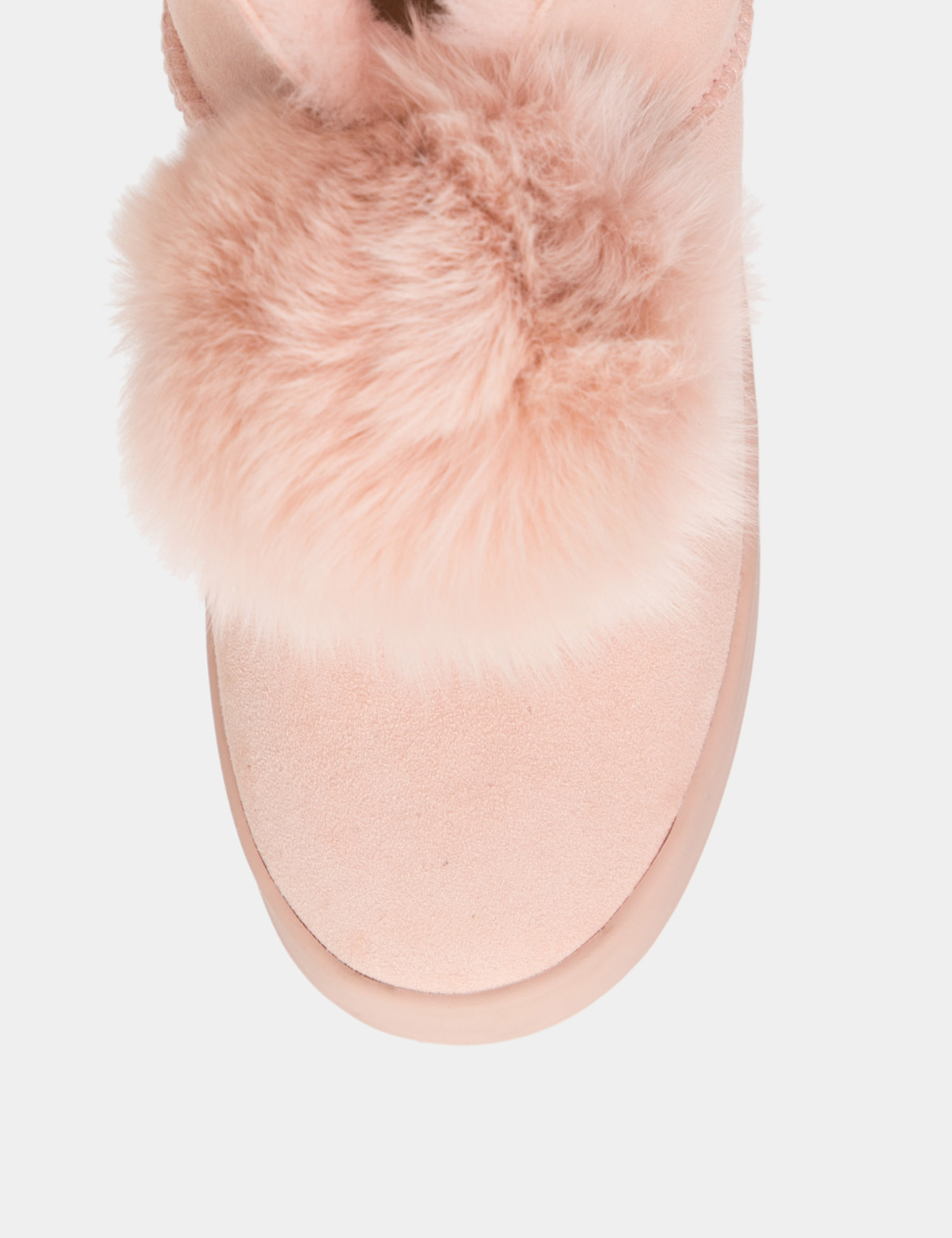 Картинка Жіночі рожеві замшеві черевики
