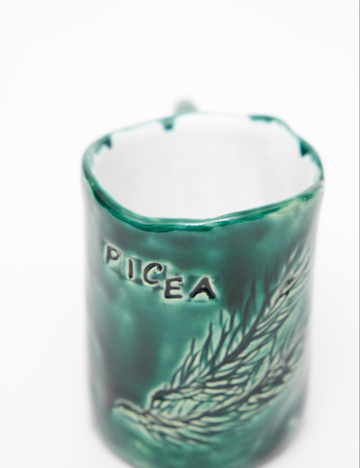 Картинка Зелена керамічна чашка
