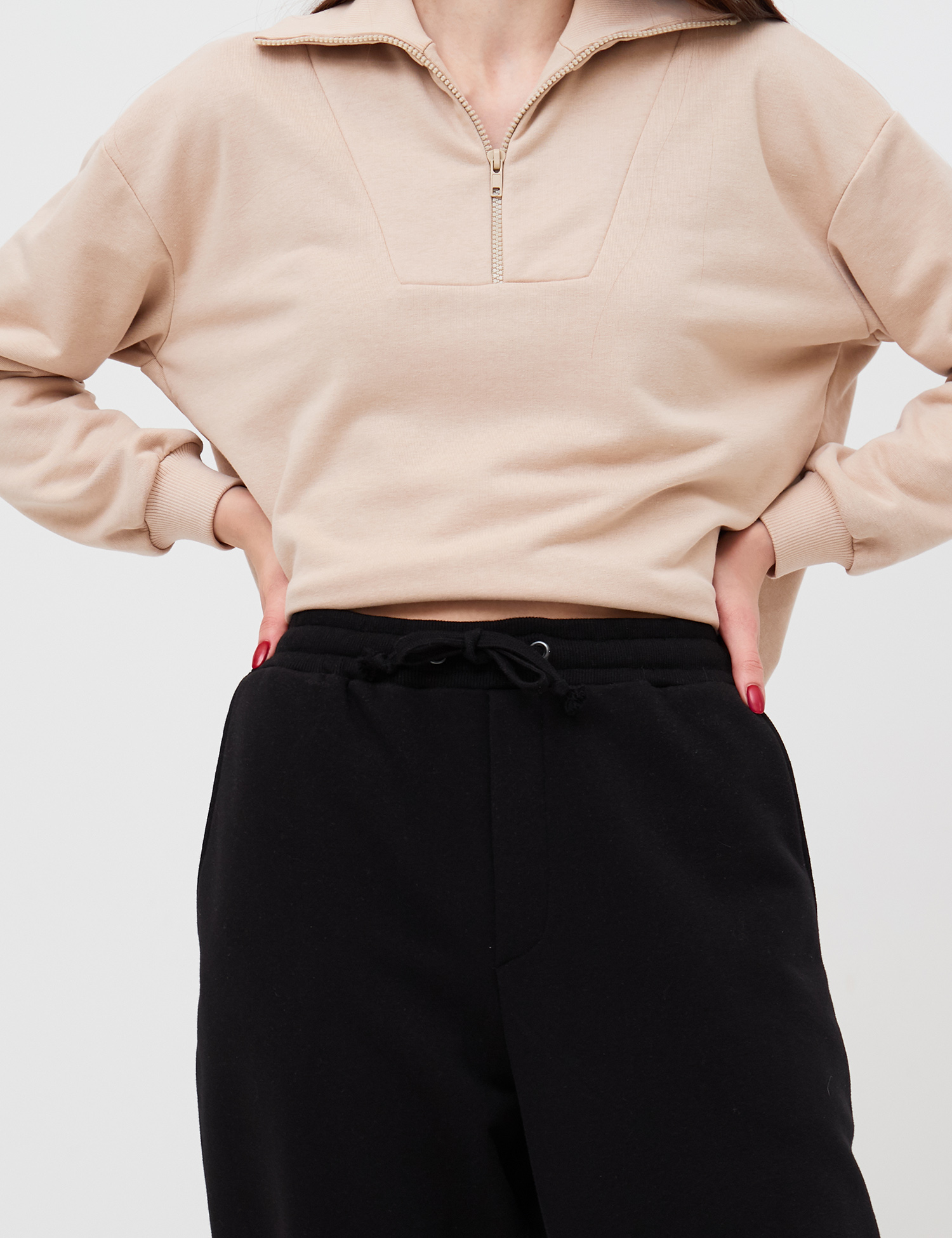Картинка Жіночі чорні штани