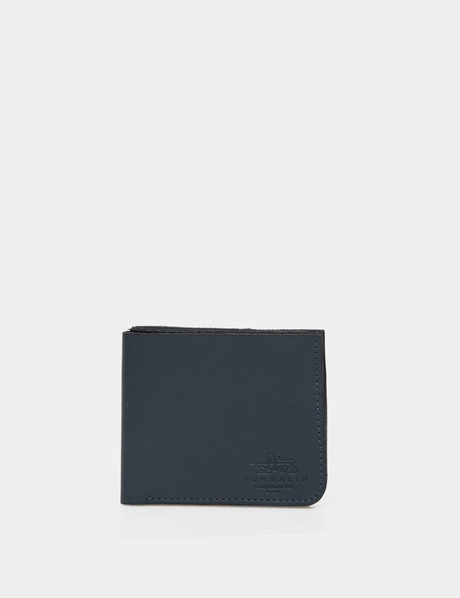 Картинка Синій шкіряний гаманець