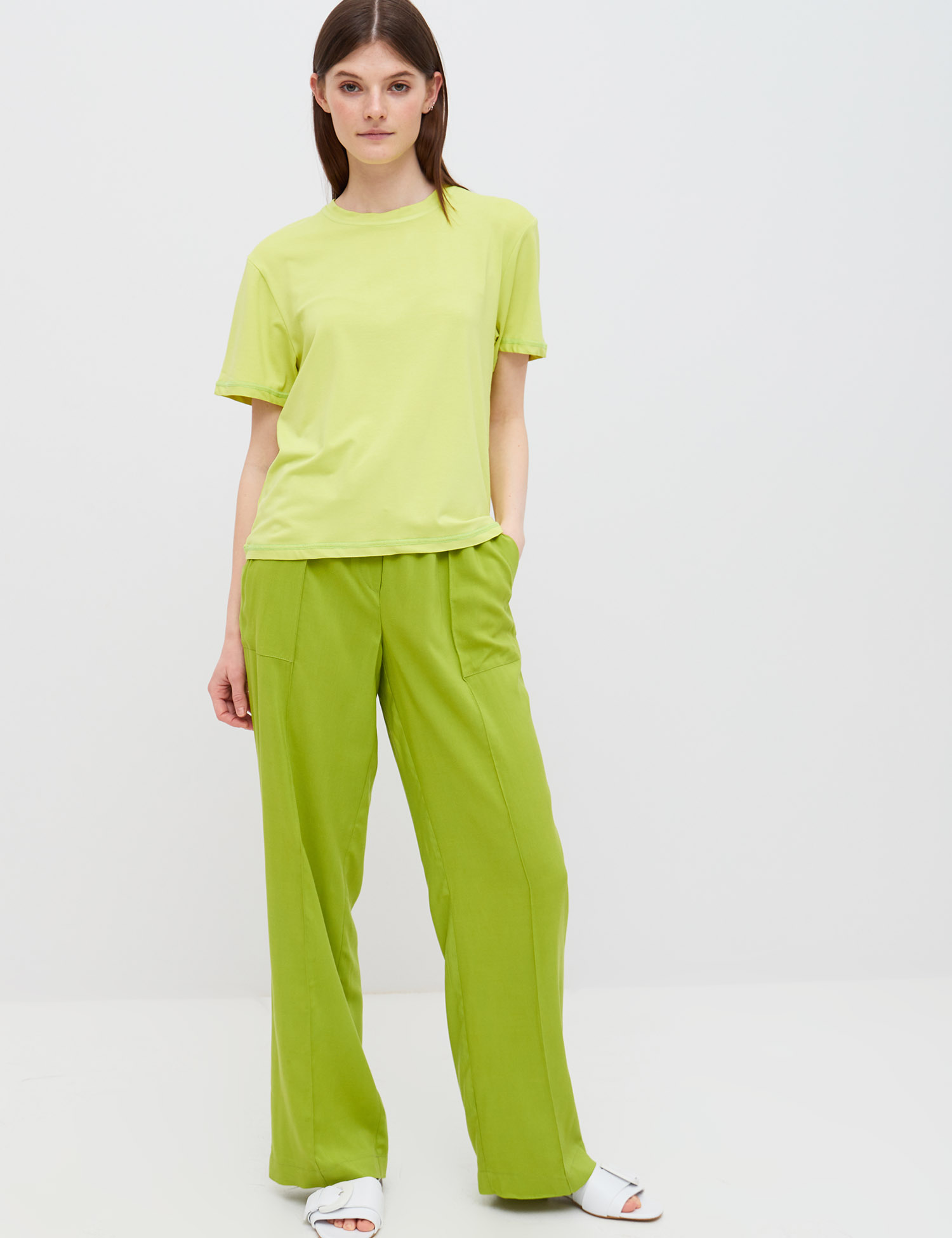 Image Жіночі світло-зелені штани