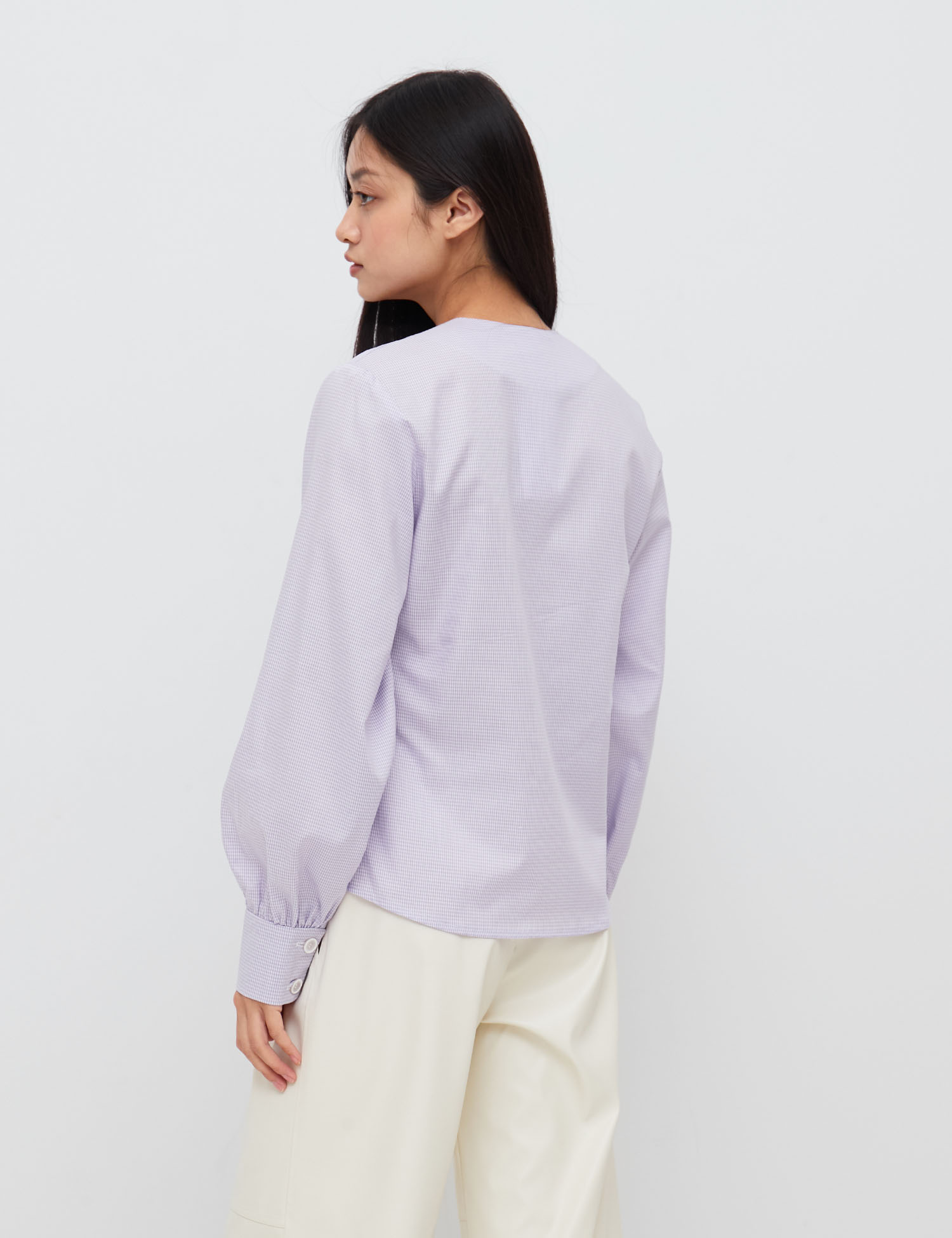 Картинка Жіноча фіолетова блуза