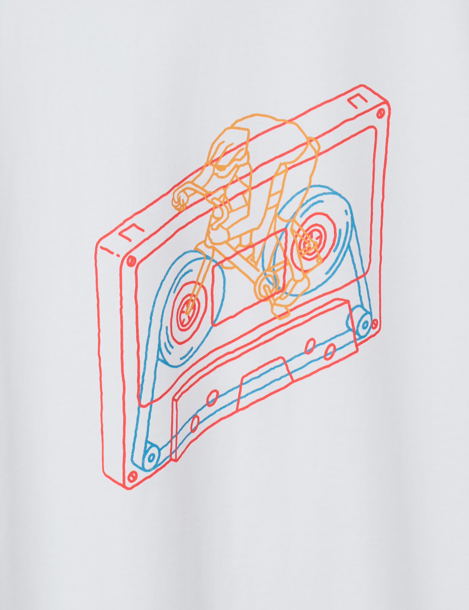 Картинка Біла футболка з принтом