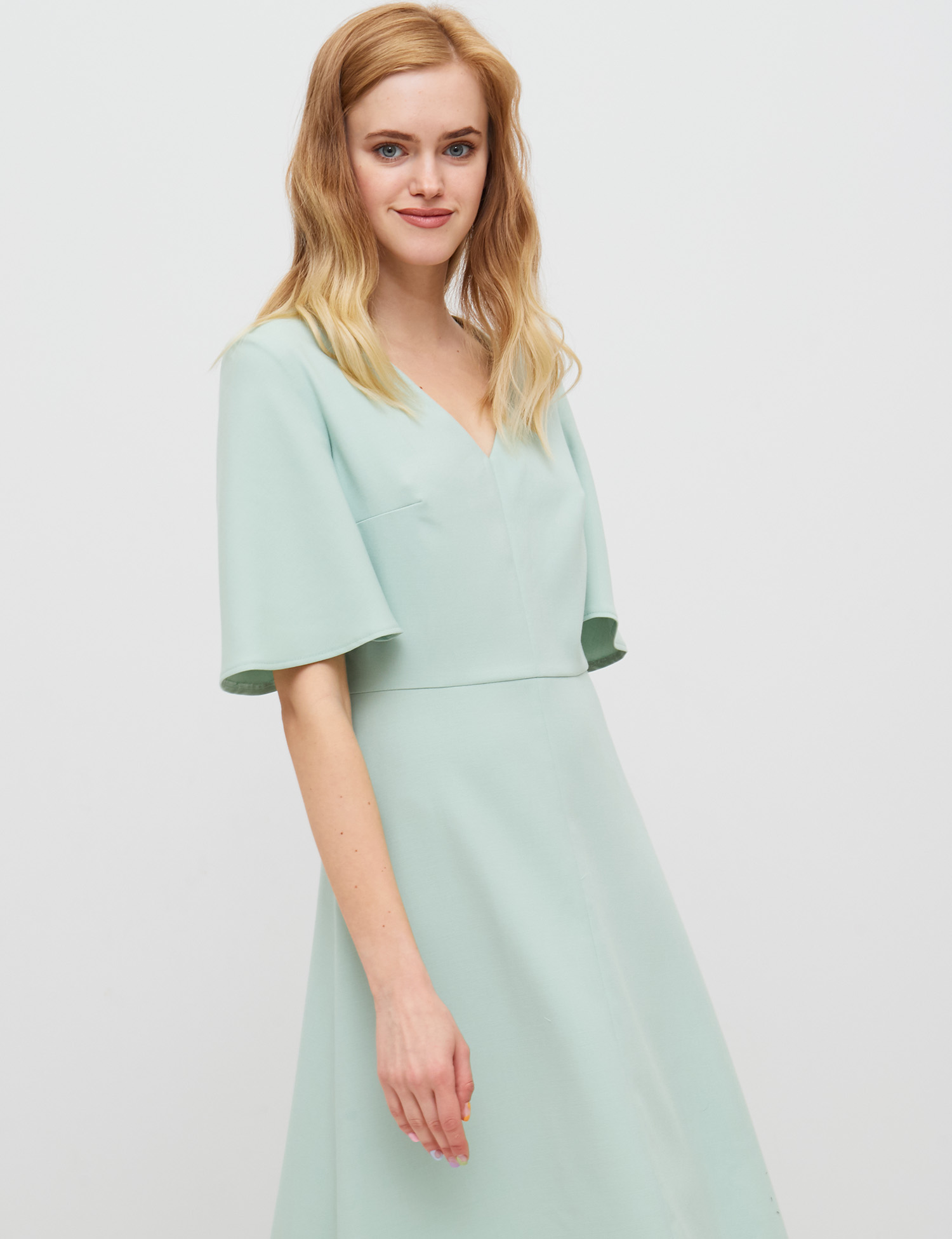 Картинка Зелена сукня міді