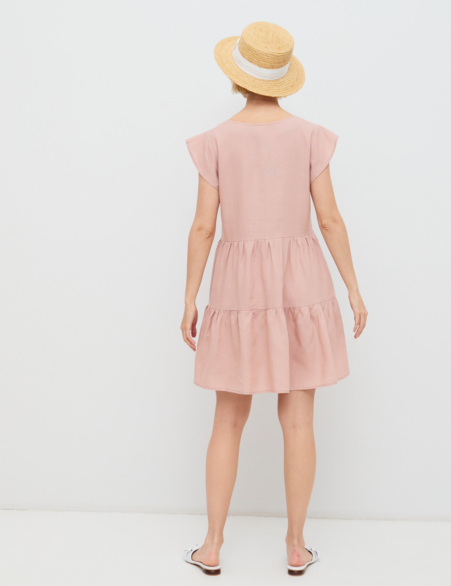 Картинка Рожева лляна сукня