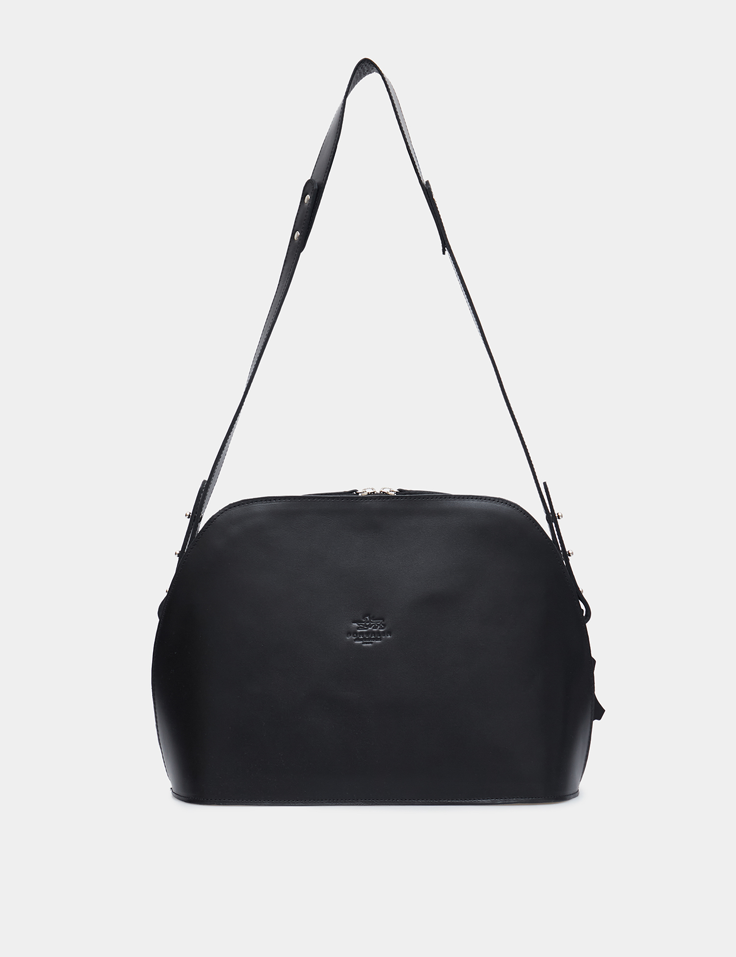 Картинка Чорна шкіряна сумка