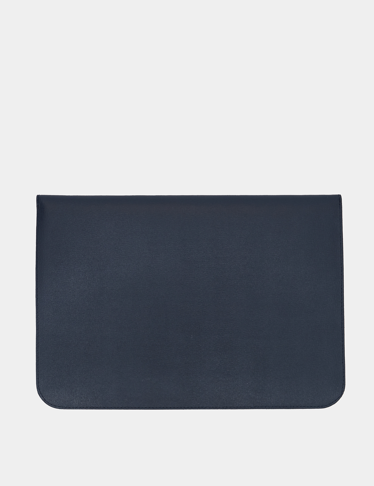 Картинка Синій шкіряний чохол для ноутбука