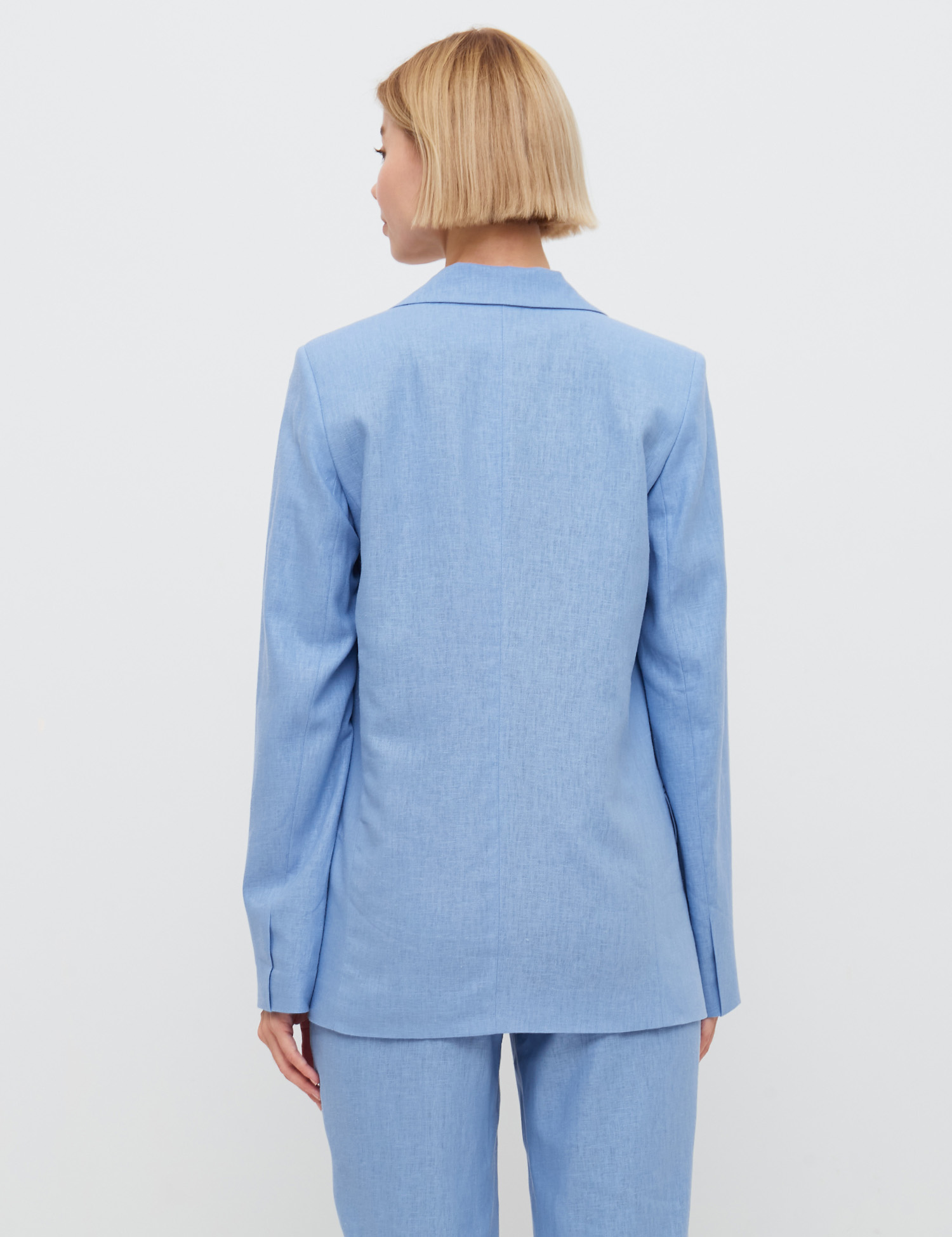 Картинка Жіночий блакитний піджак