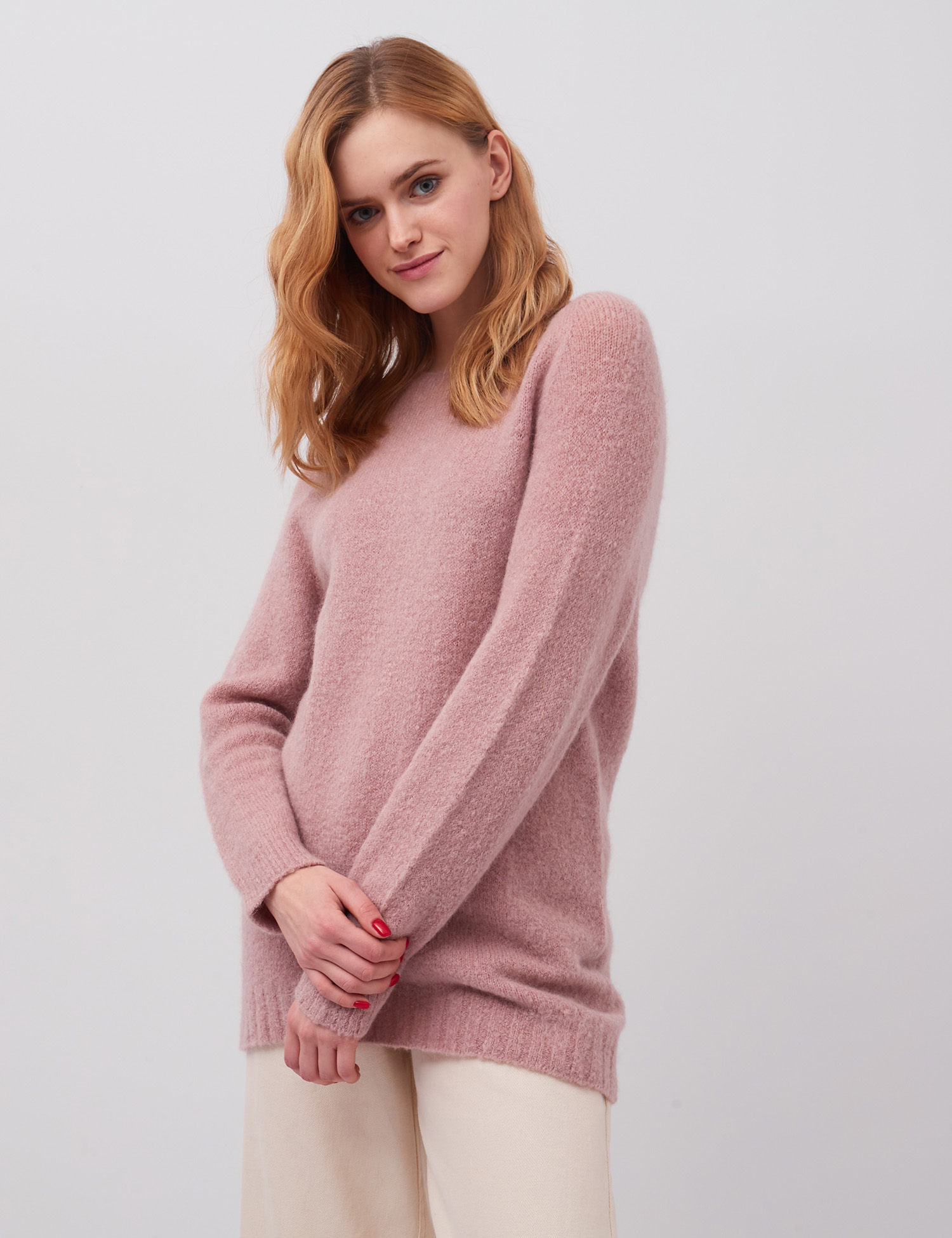 Картинка Жіночий рожевий светр