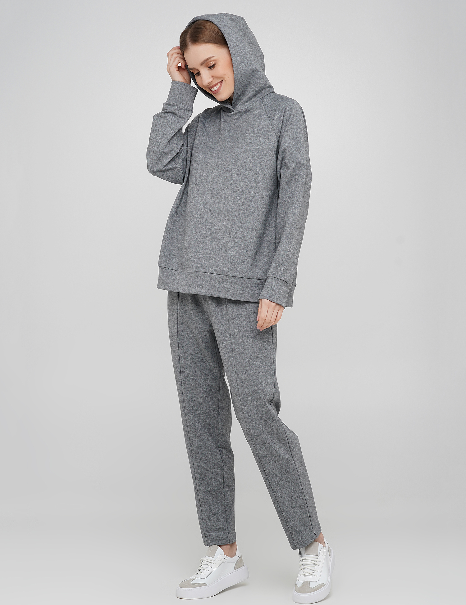 Картинка Жіночий сірий худі