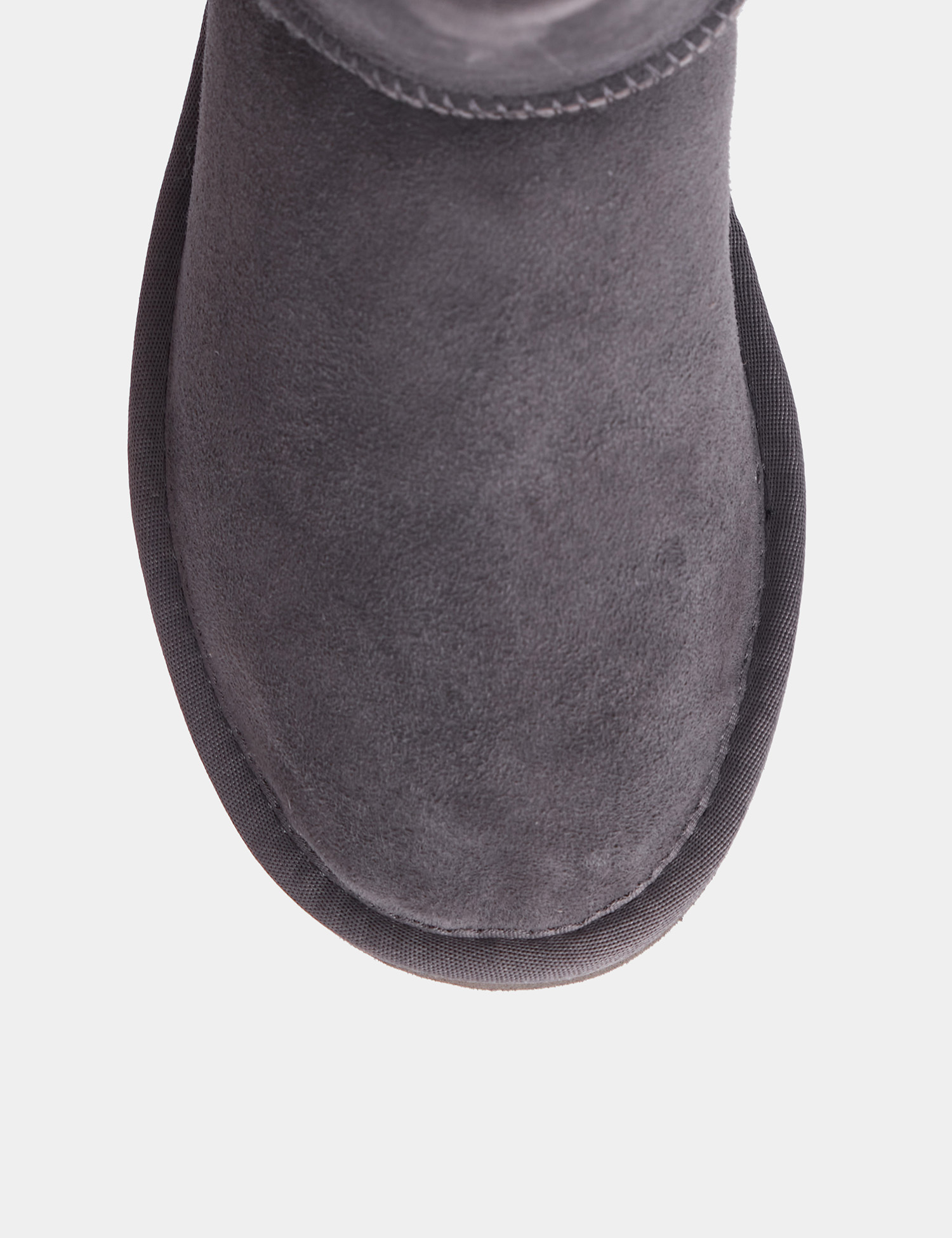 Картинка Жіночі сірі замшеві чоботи