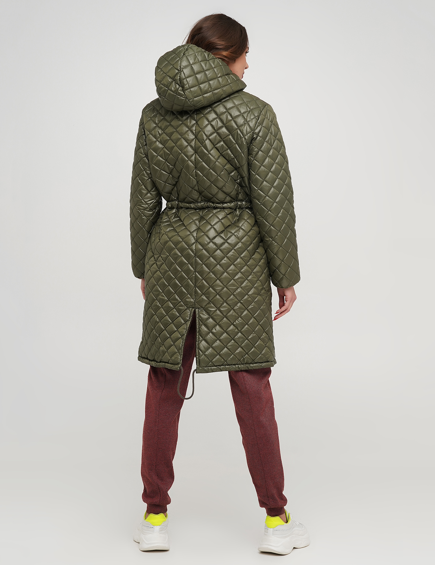 Картинка Жіноча зелена парка