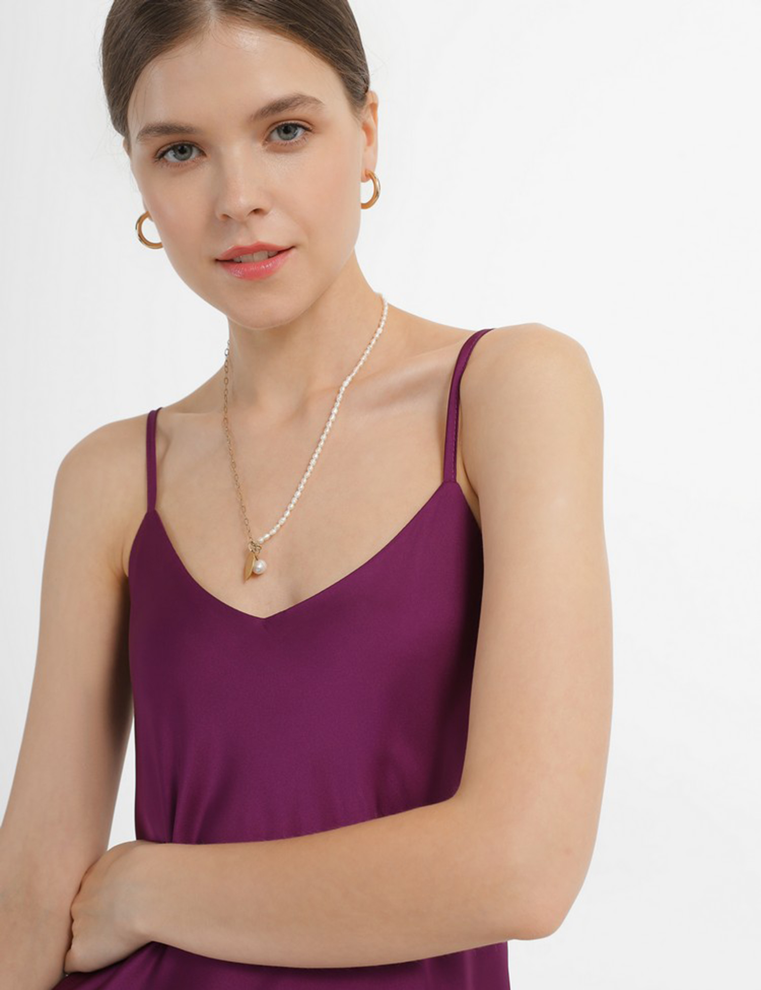 Картинка Сукня міді фіолетова