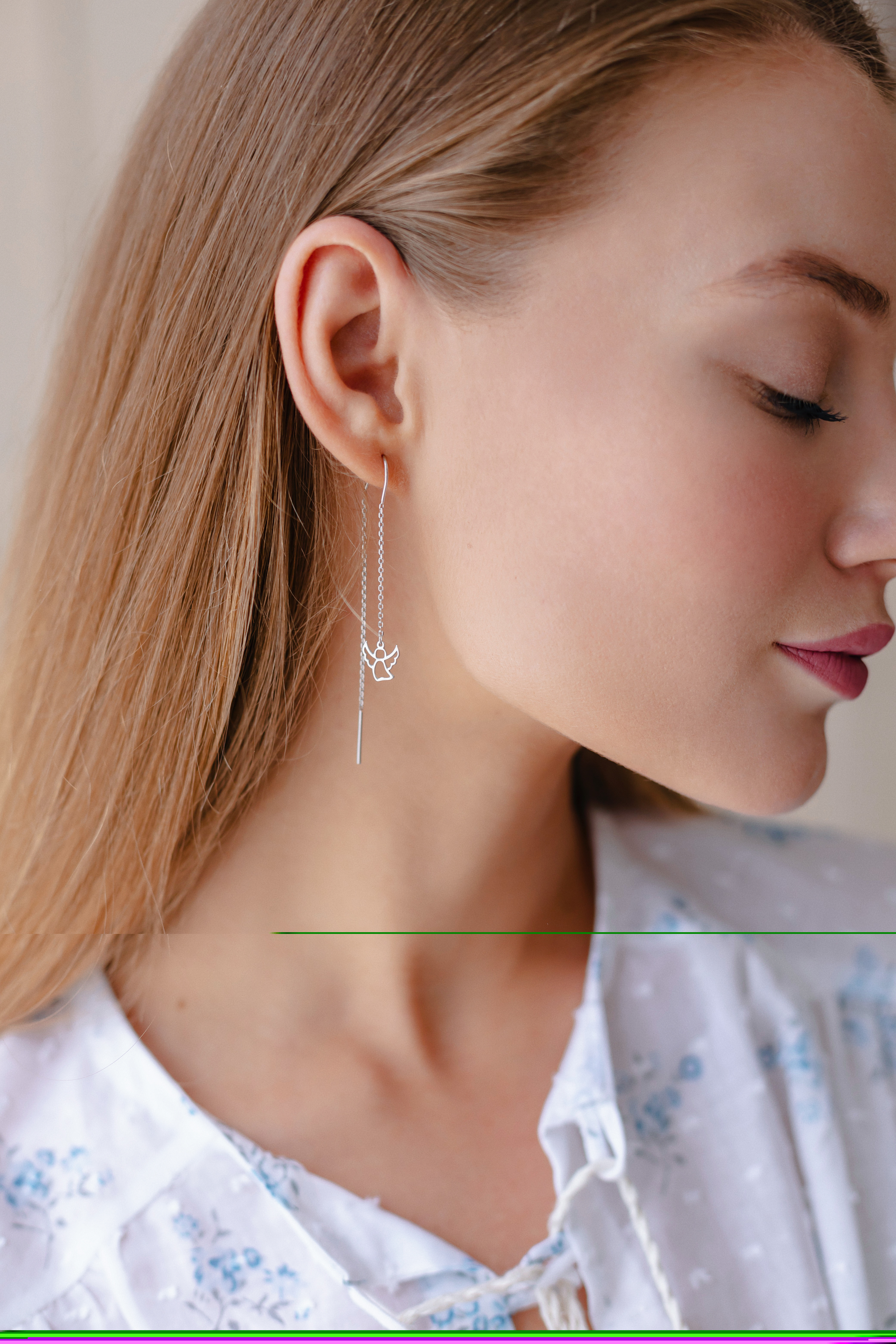 Картинка Біло-блакитна сукня