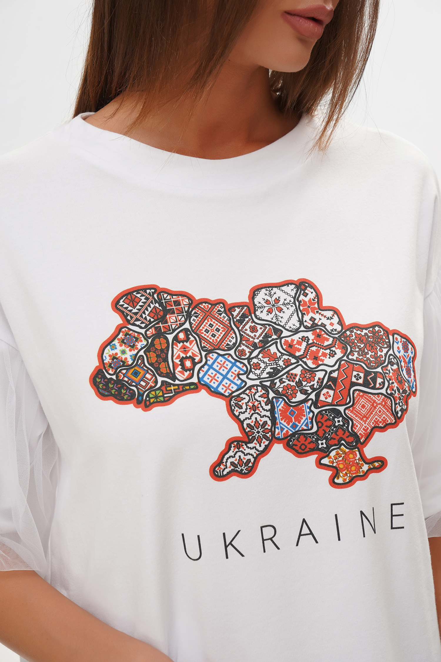 Картинка Біла футболка з принтом