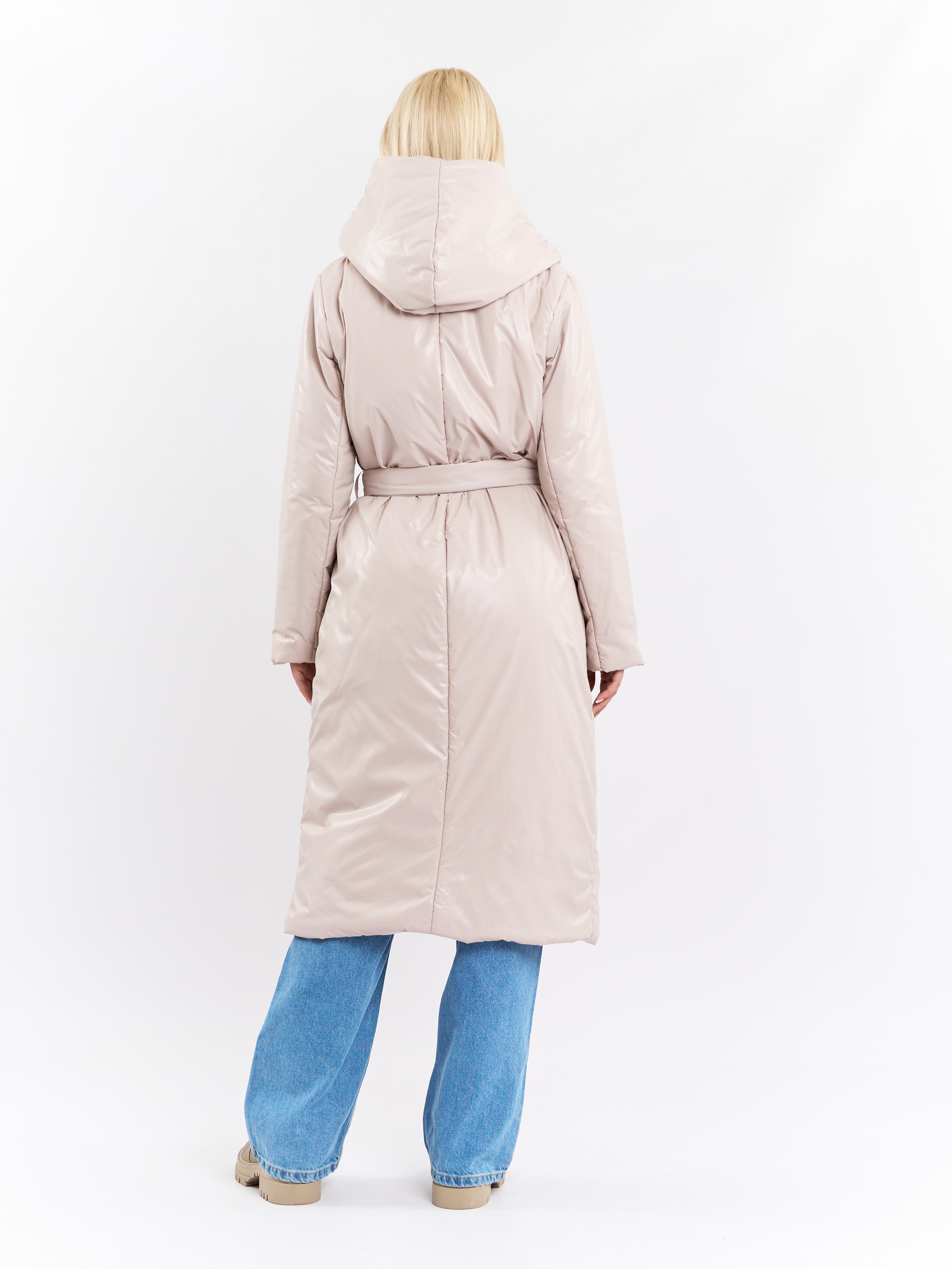 Картинка Світло-сірий пуховик