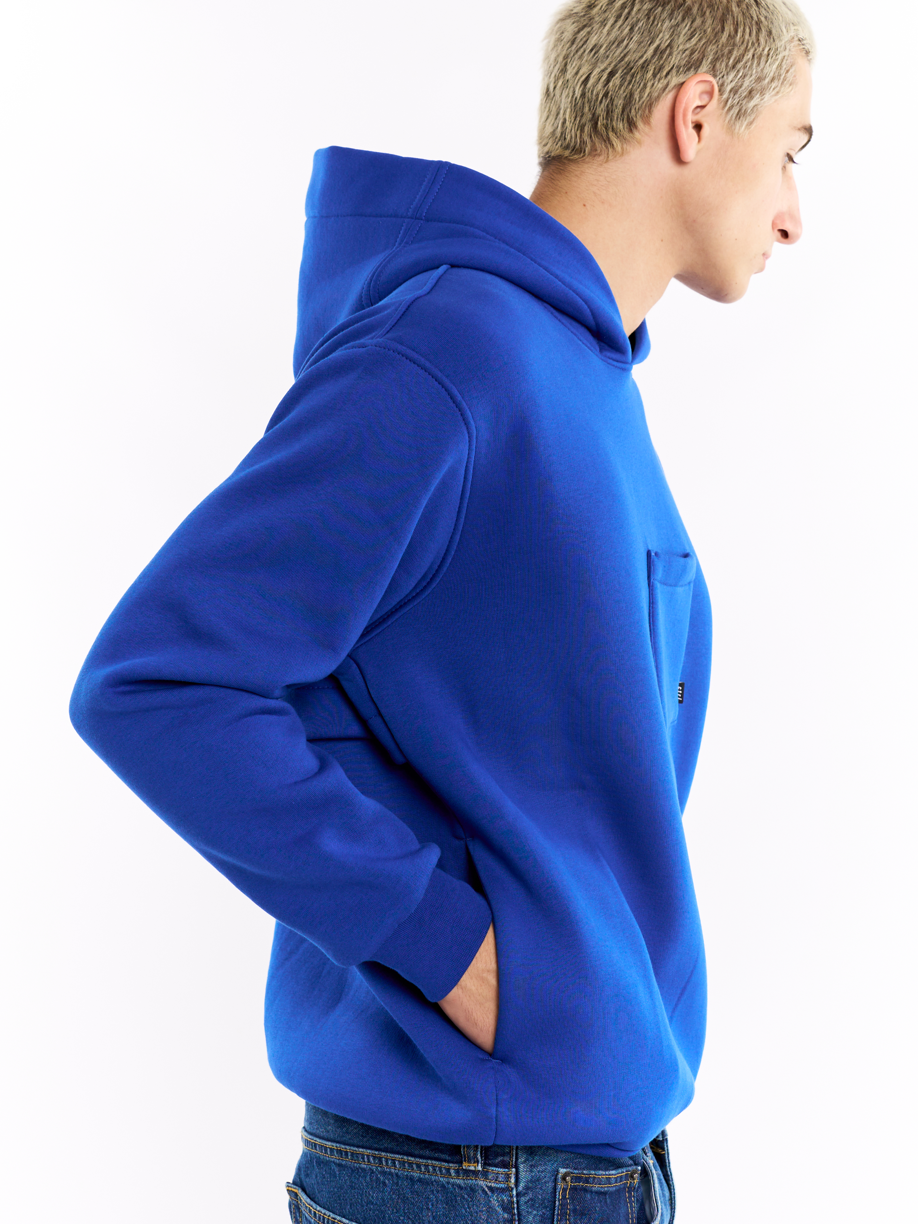 Картинка Худі з кишенею синє