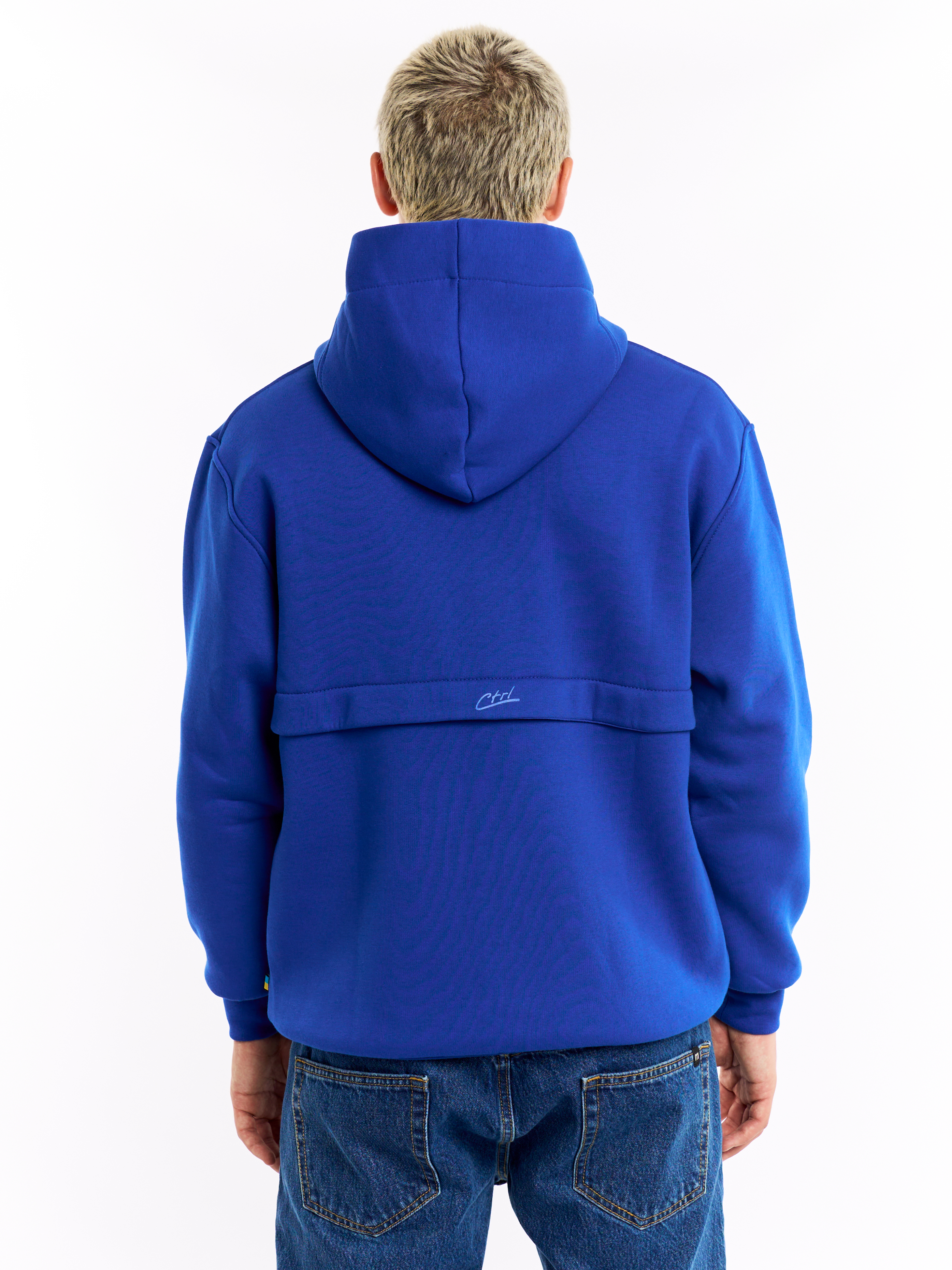 Картинка Худі з кишенею синє