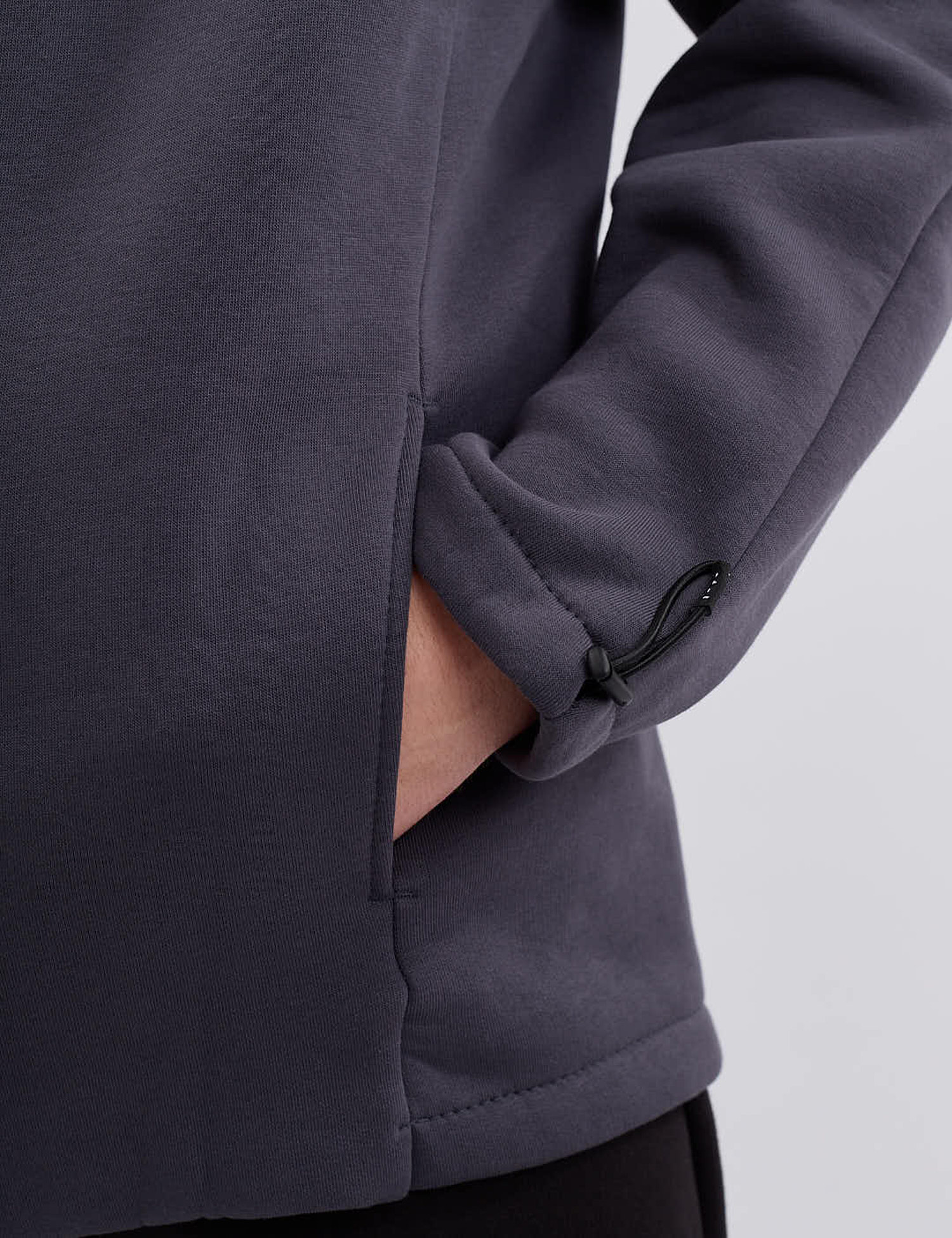 Картинка Худі з блискавкою темно-сіре