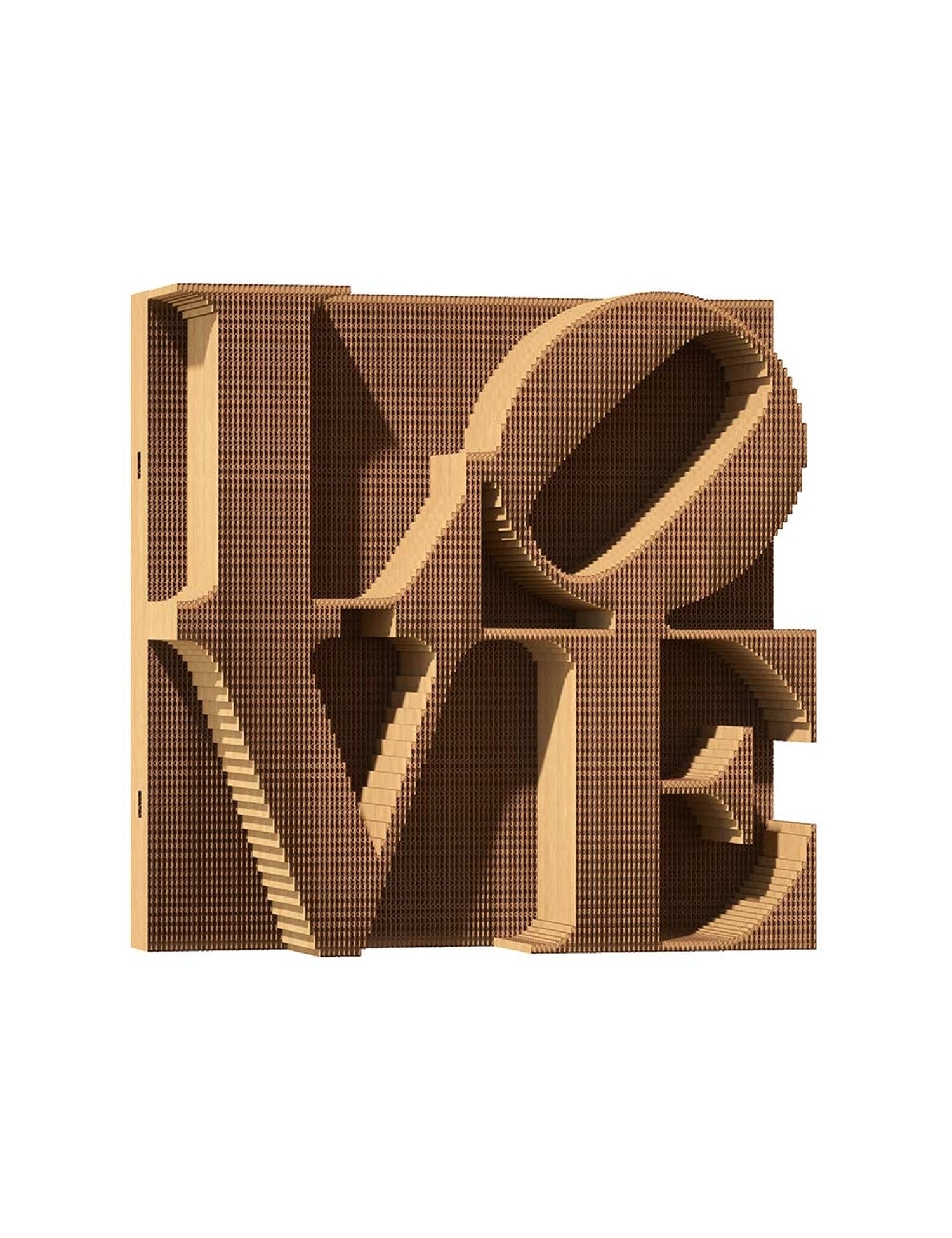 Картинка Скульптурний 3D-пазл LOVE з картону