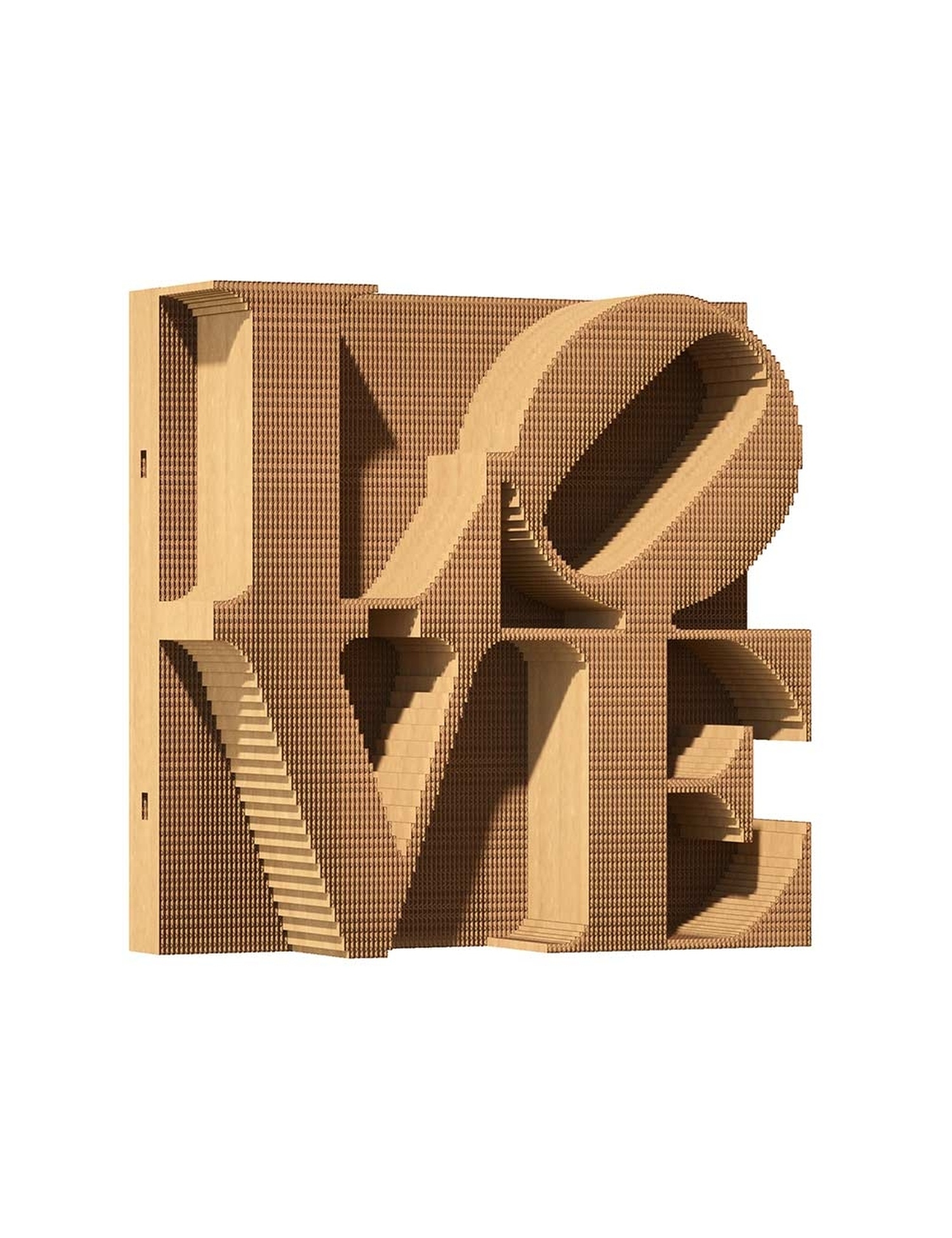 Картинка Скульптурний 3D-пазл LOVE з картону