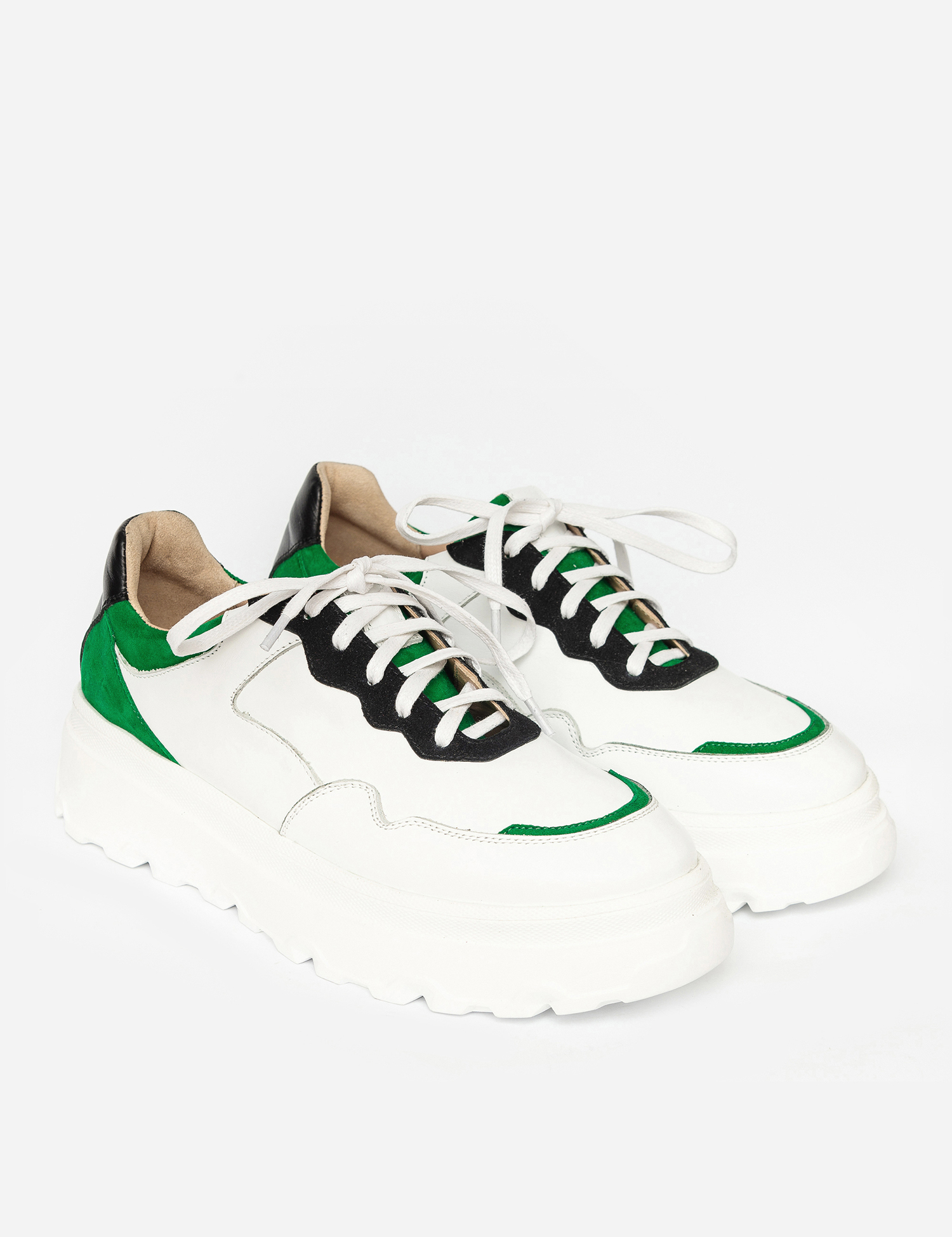 Картинка Біло-зелені туфлі