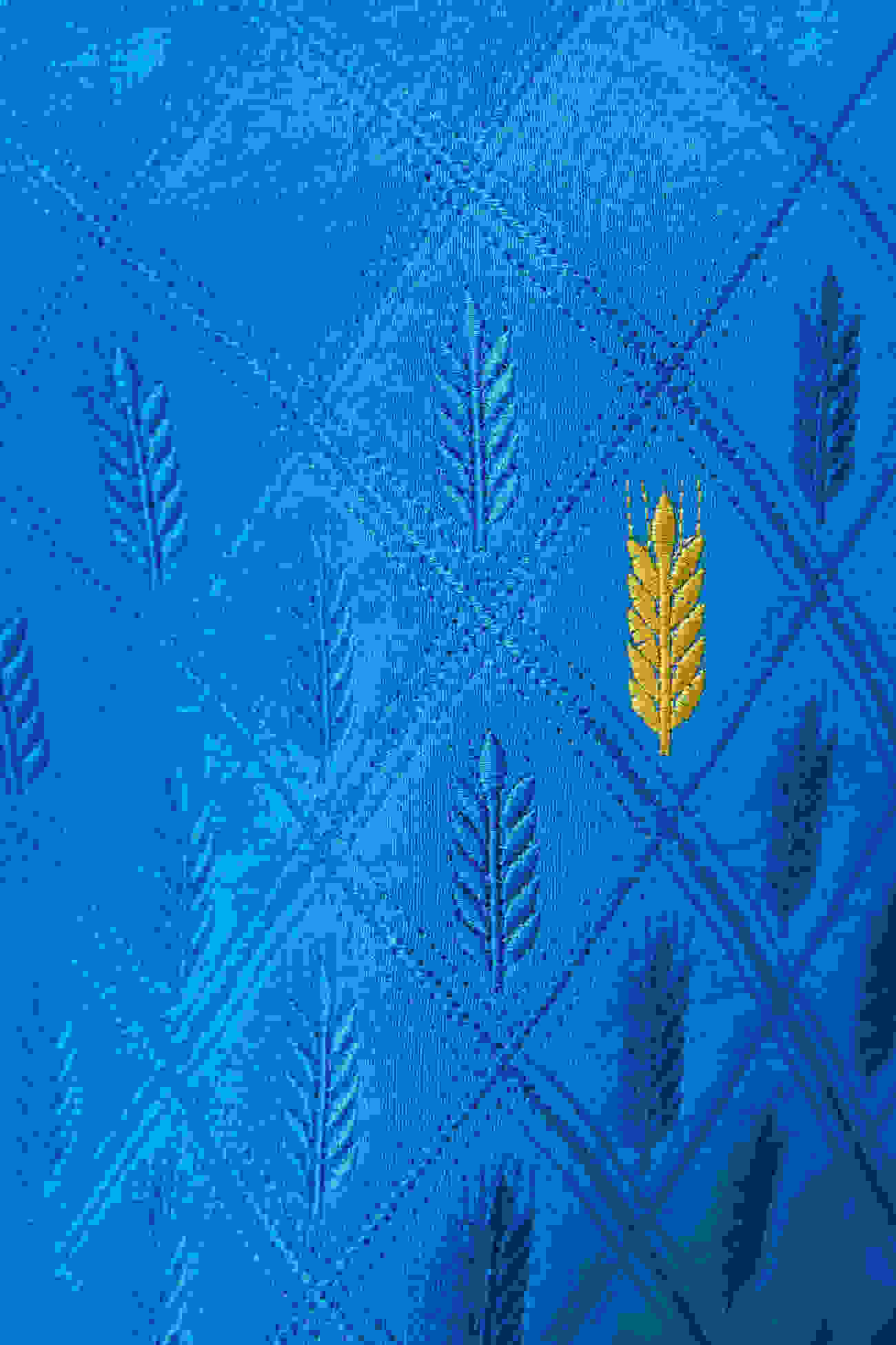 Картинка Синій костюм з колосками