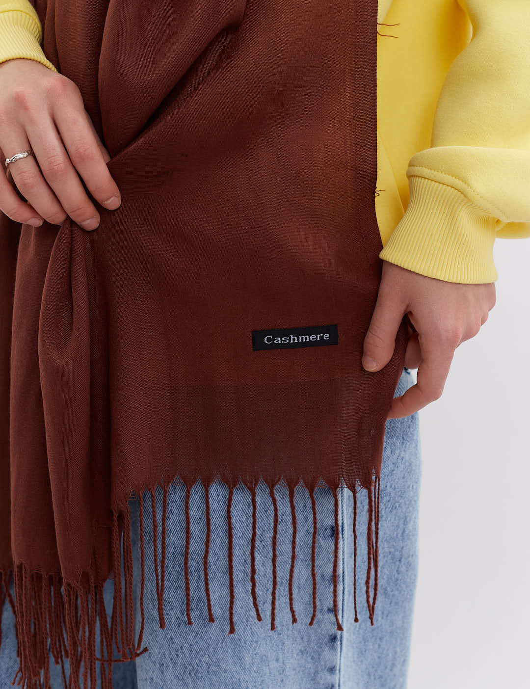 Картинка Шарф коричневий