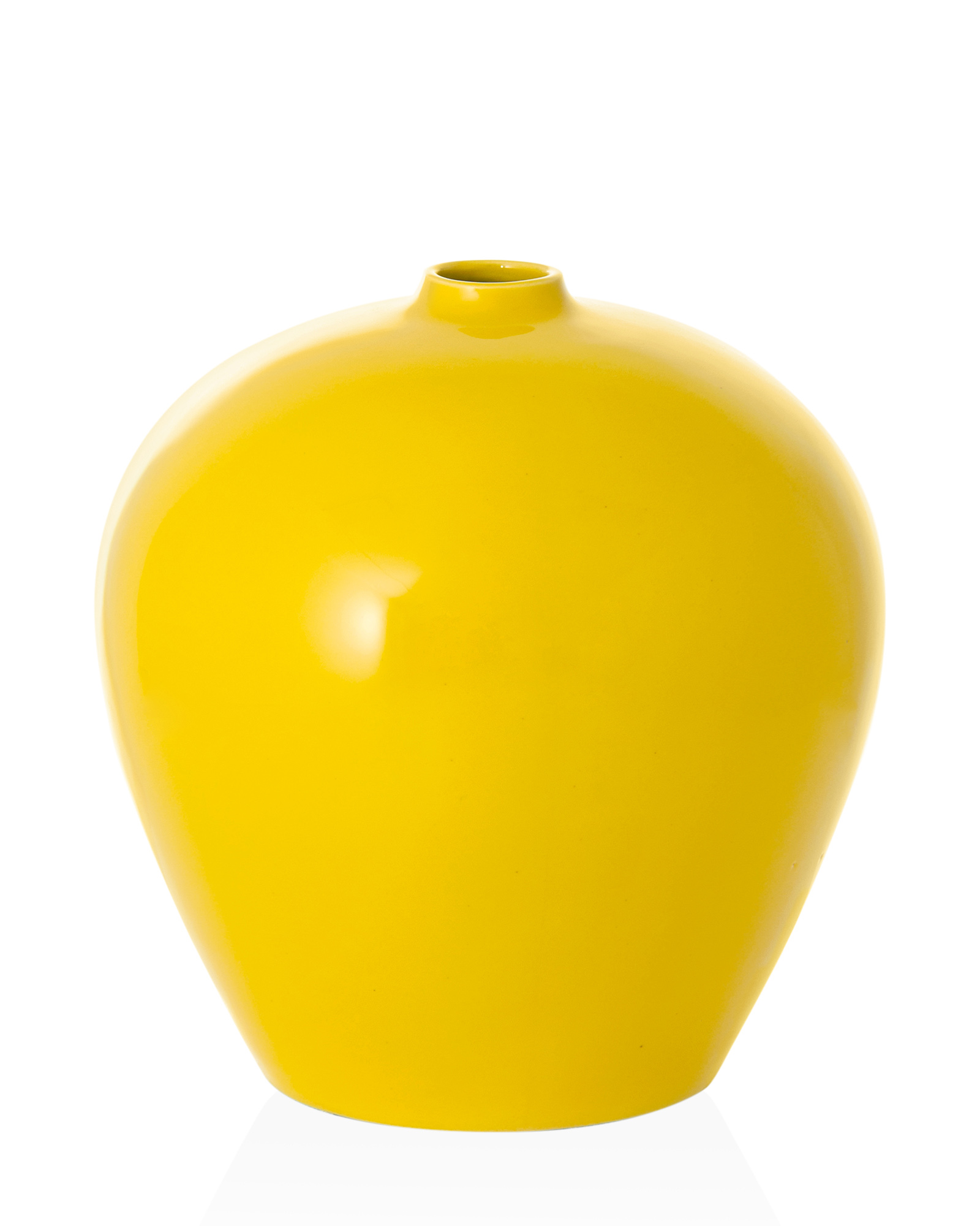 Картинка Керамічна жовта ваза