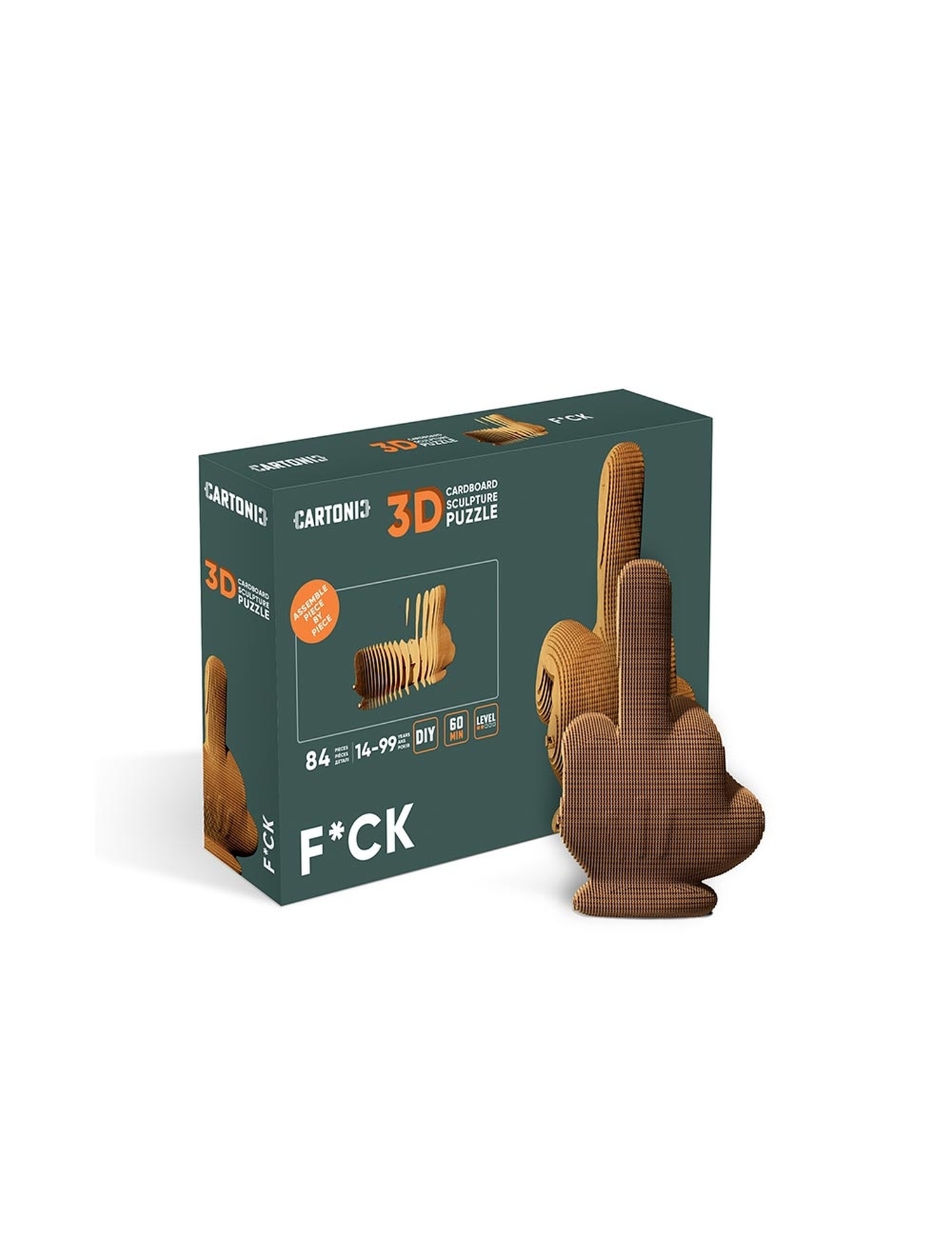 Картинка Скульптурний пазл із картону F*CK