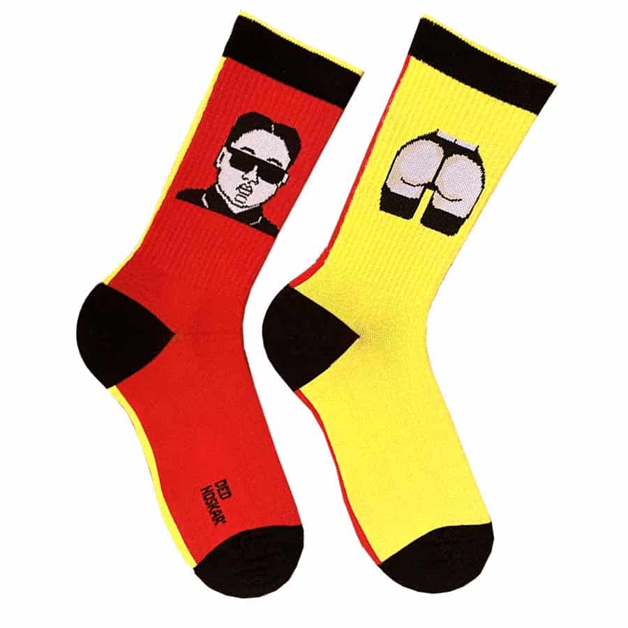 Картинка Червоно-жовті шкарпетки