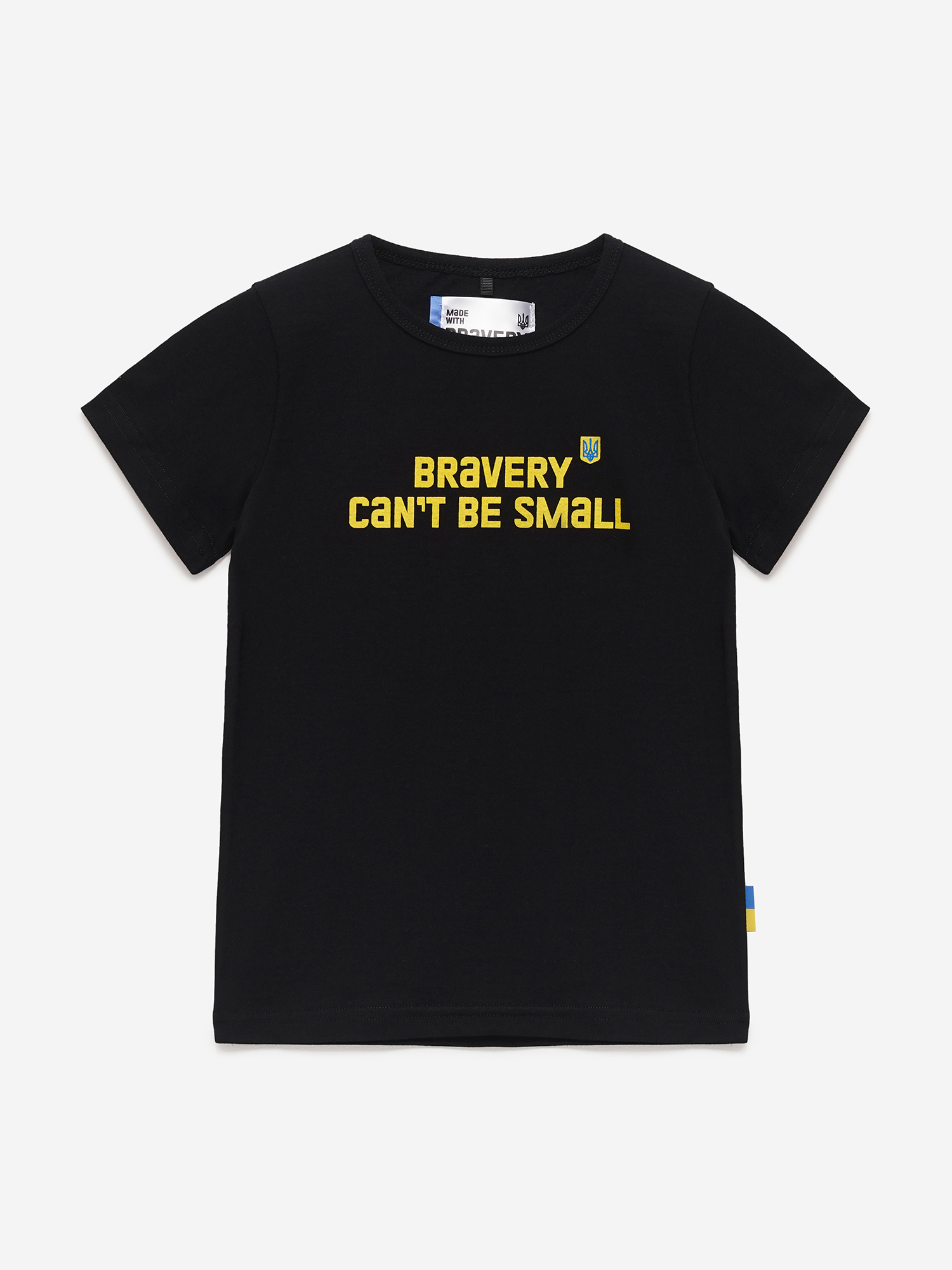 Картинка Футболка “Bravery can't be small”  чорна для хлопчиків