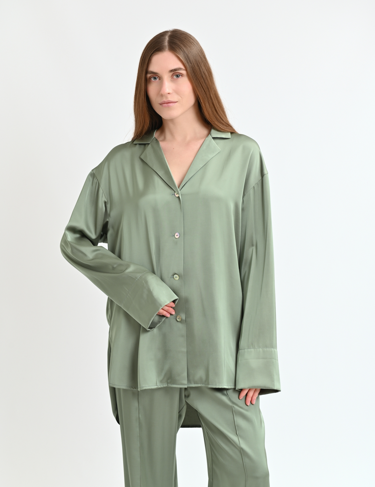 Картинка Світло-зелена блуза