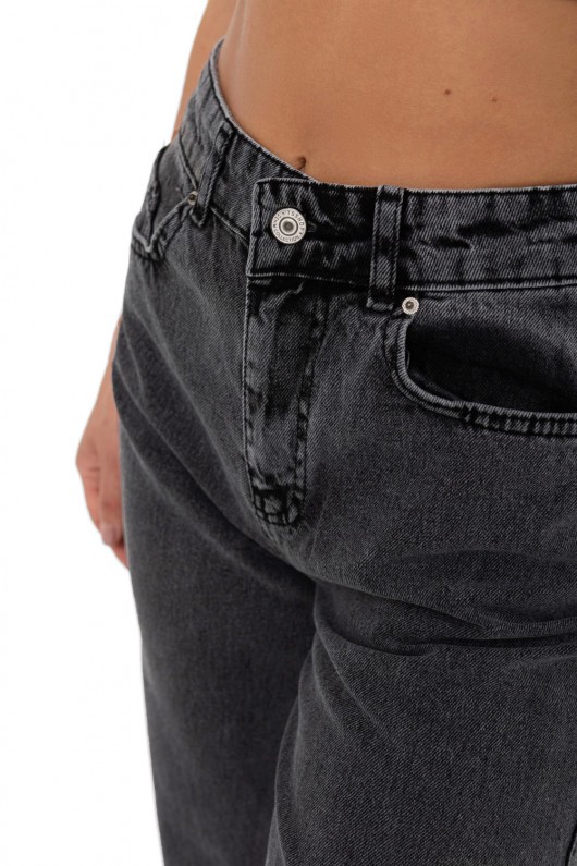 Картинка Сірі широкі джинси