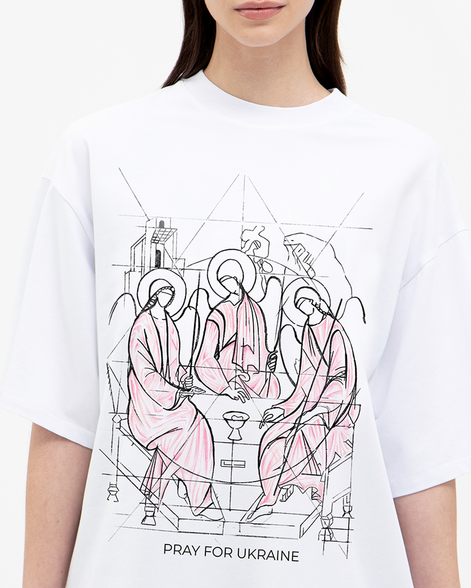 Картинка Біла футболка "Трійця"