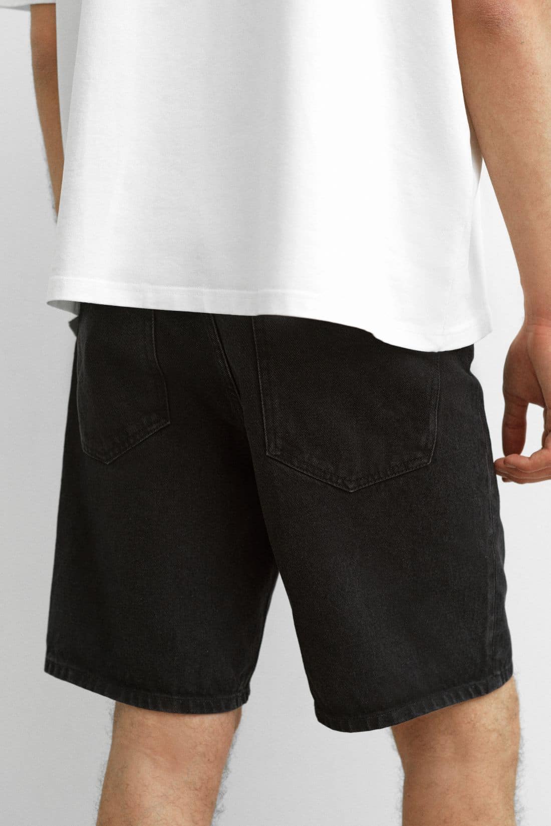 Картинка Чоловічі темно-сірі джинсові шорти