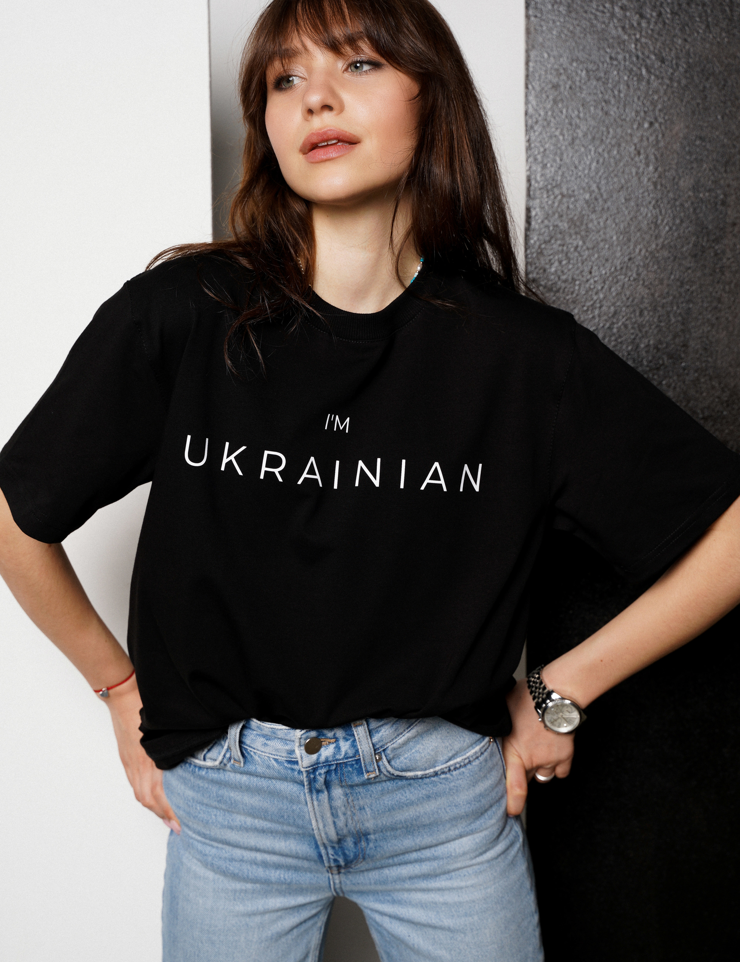 Картинка Чорна футболка "I'm Ukrainian"