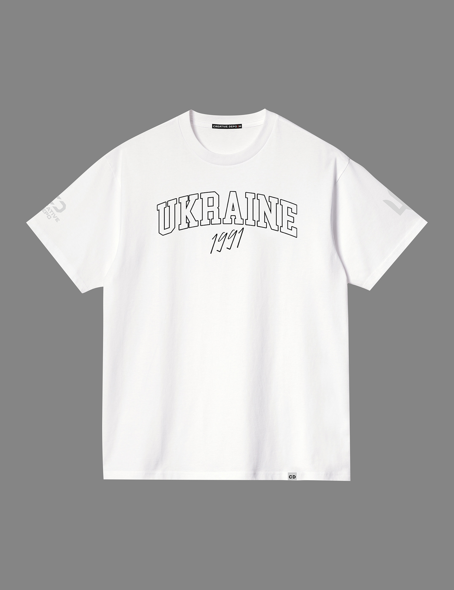 Картинка Біла футболка "1991"