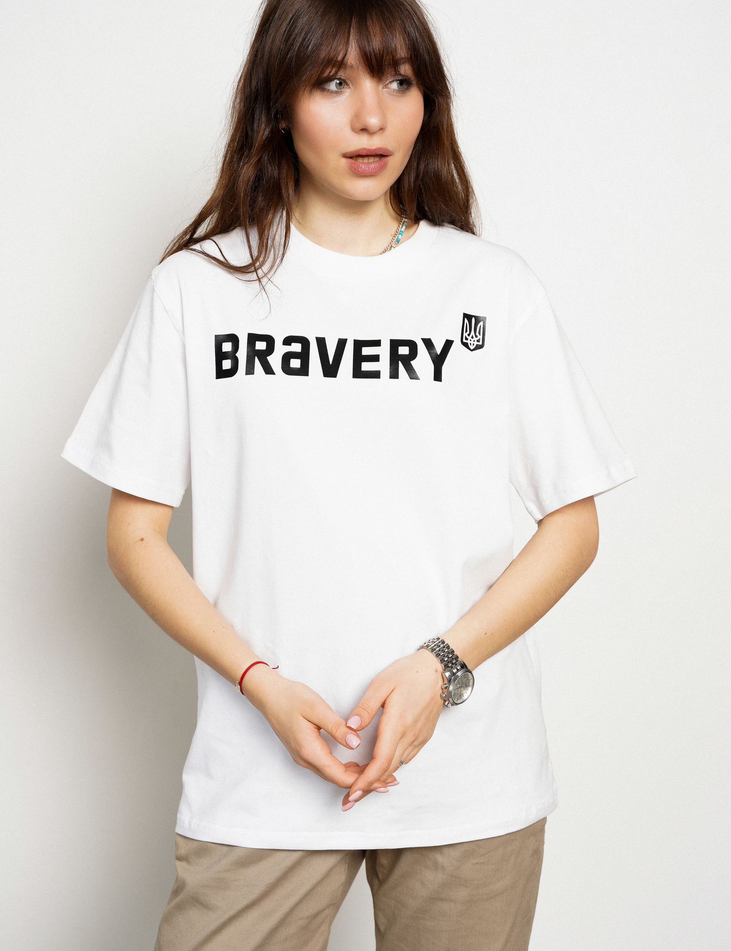 Картинка Біла футболка "Bravery"
