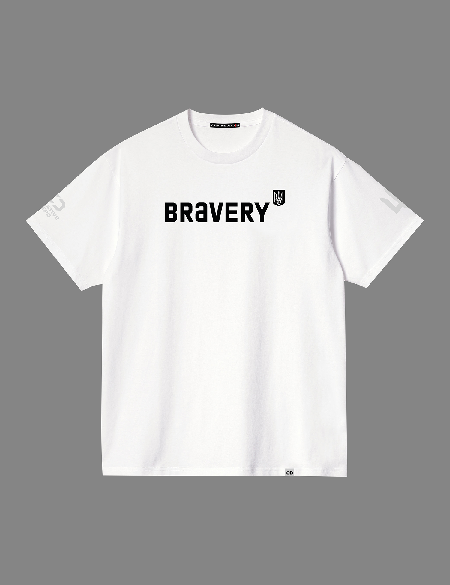 Картинка Біла футболка "Bravery"