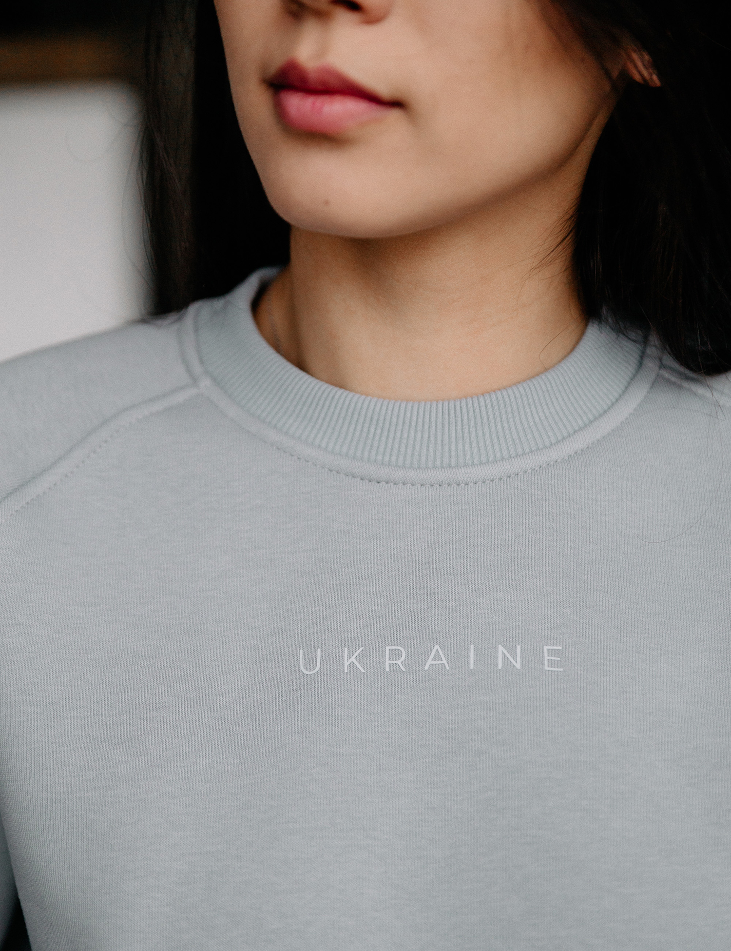 Картинка Світшот "Ukraine" сірий