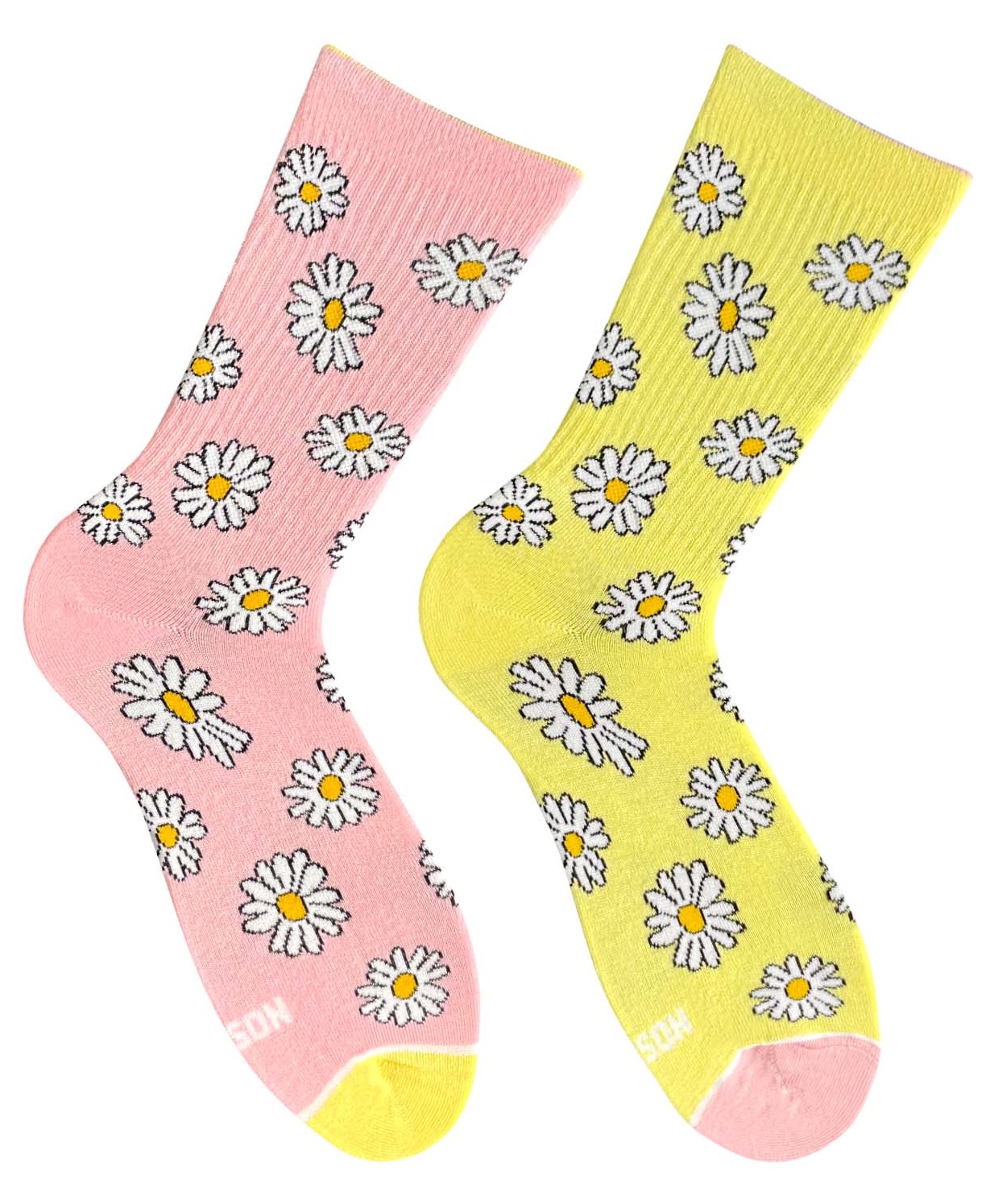 Картинка Жовто-рожеві жіночі шкарпетки
